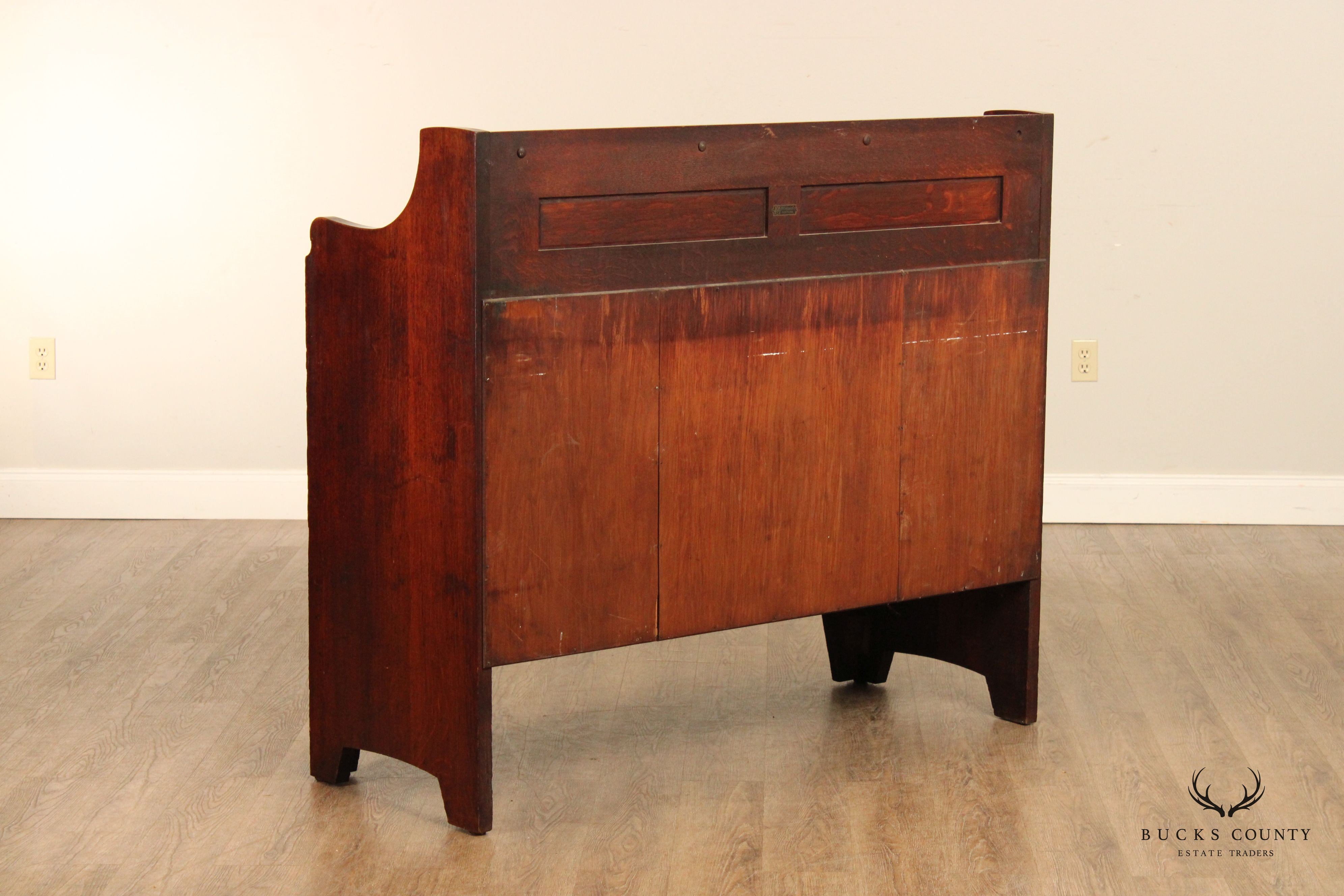 Stickley Brothers Antique Arts & Crafts Oak Sideboard