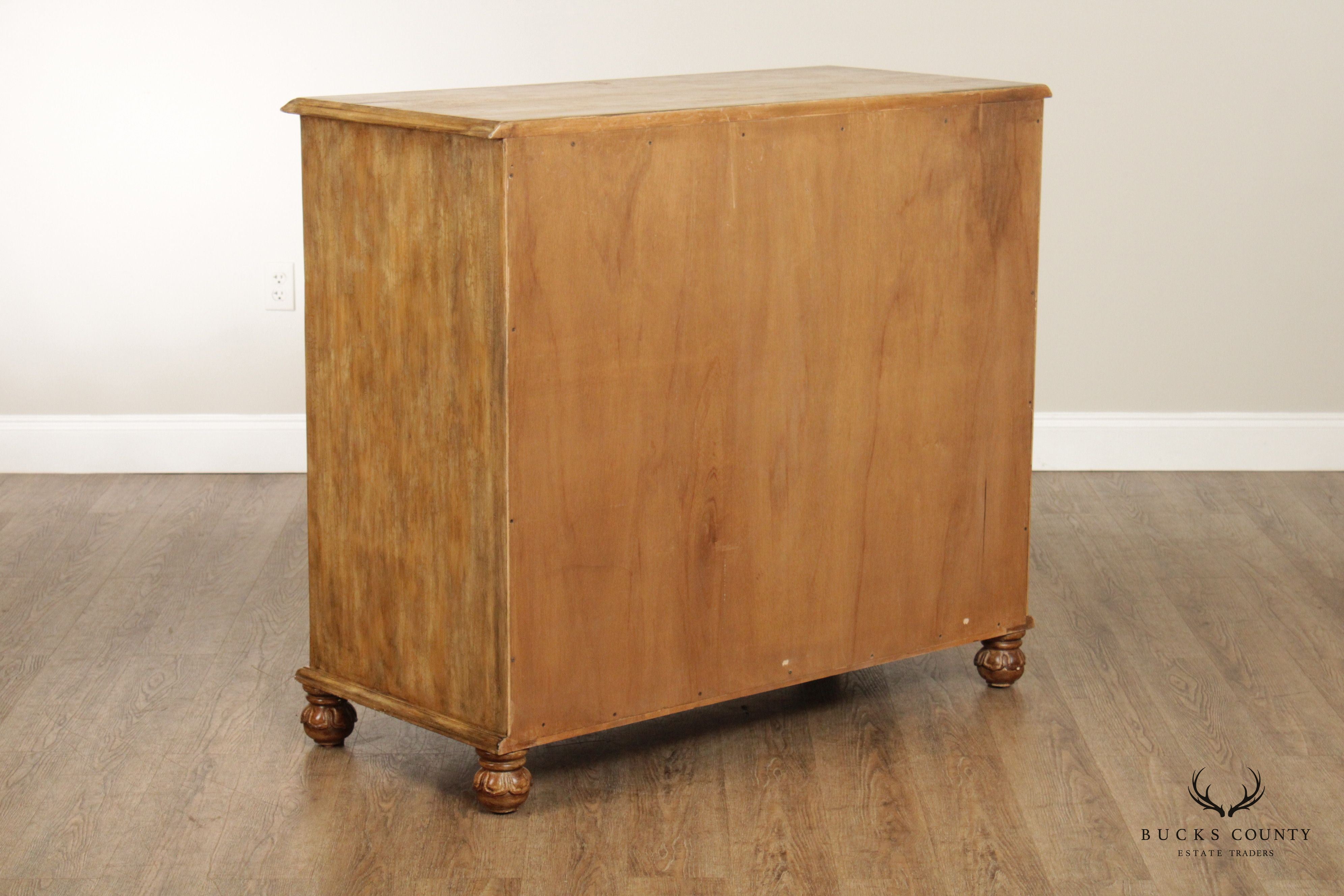 Belgian Style Carved Chest of Drawers