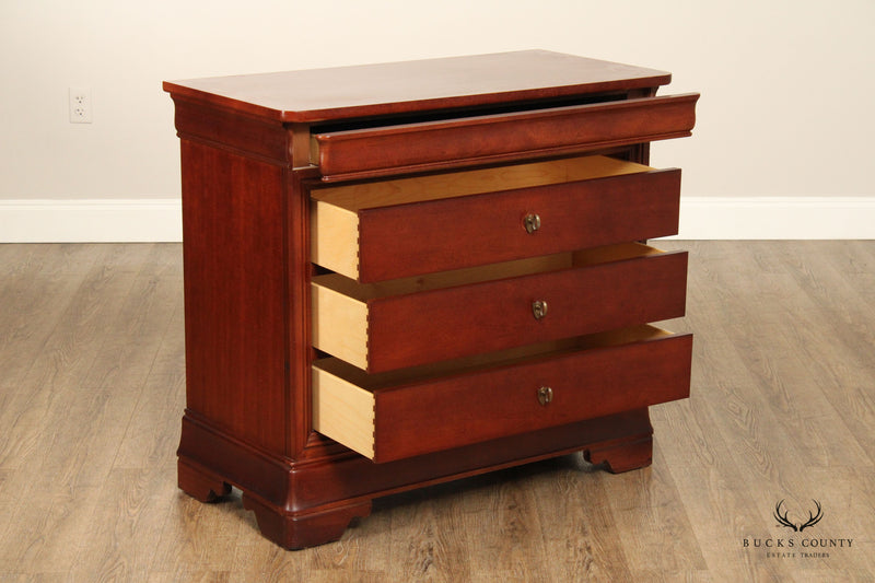 Louis Philippe Chest of Drawers - Cherry Brown