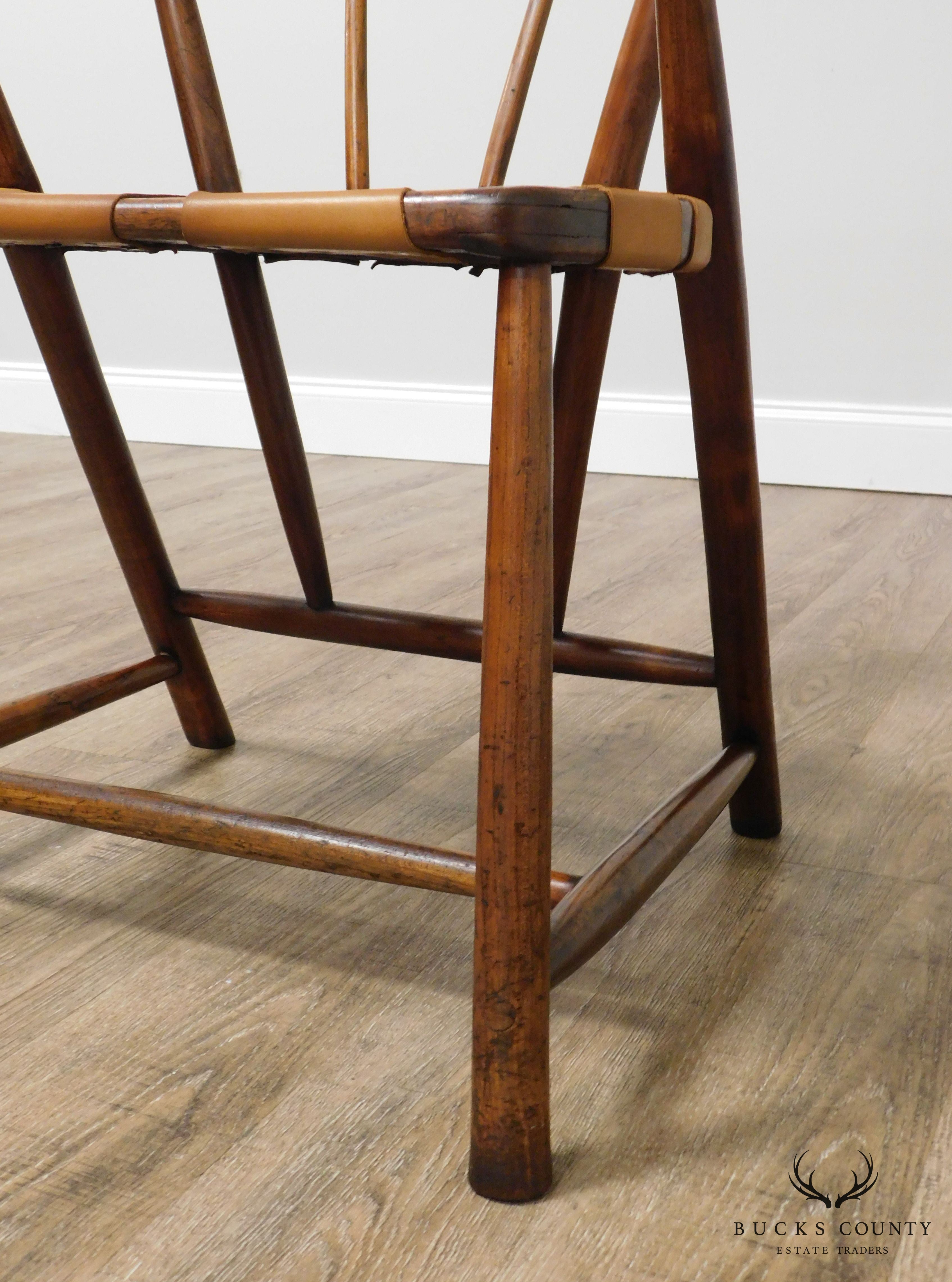 Wharton Esherick Sculpted Walnut Captain's Chair