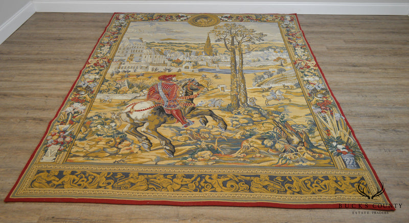 Tapestries LTD. Large Hand Woven Renaissance Style Wall Hanging 83" x 107"