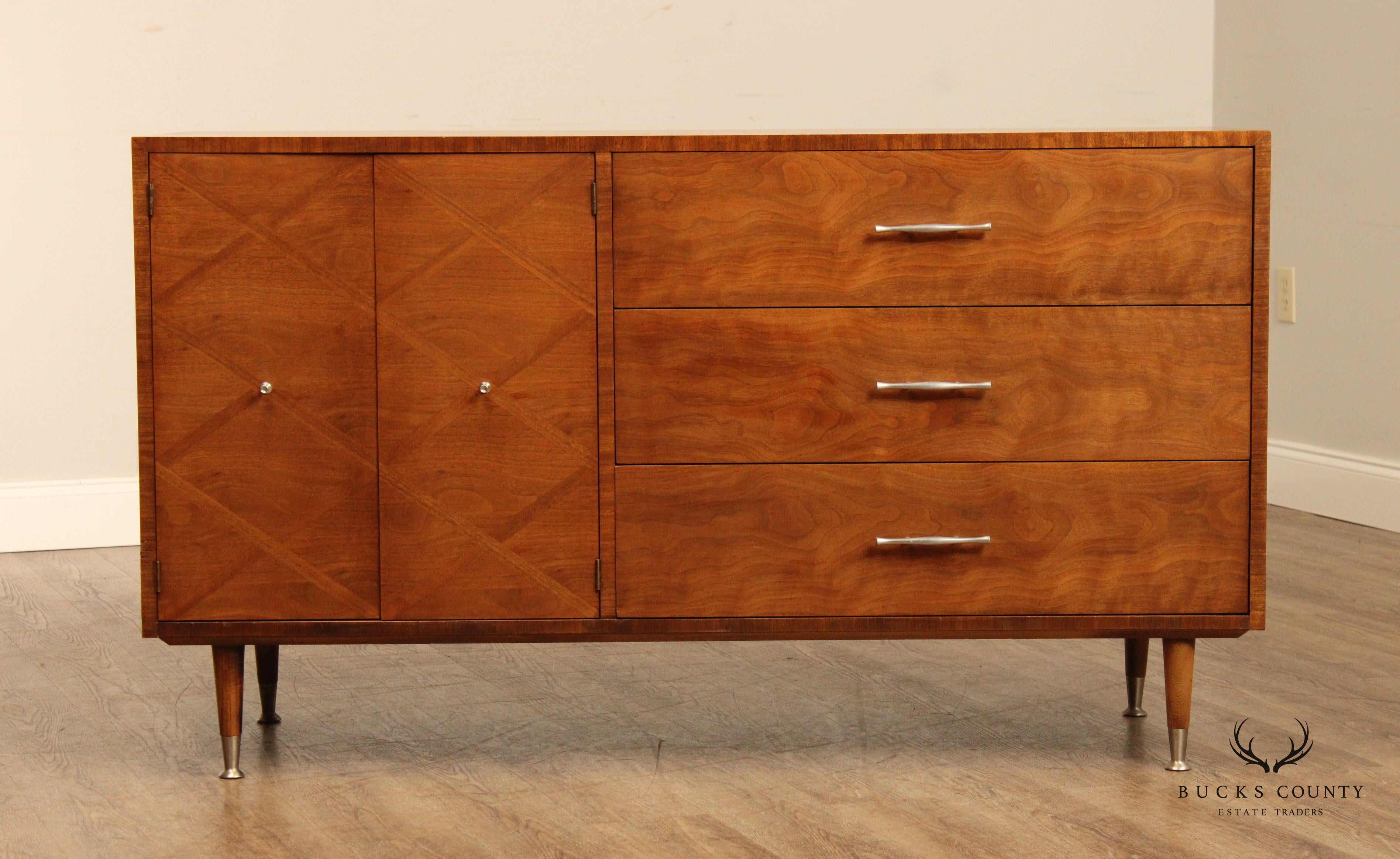 Lane Mid Century Modern Walnut Sideboard