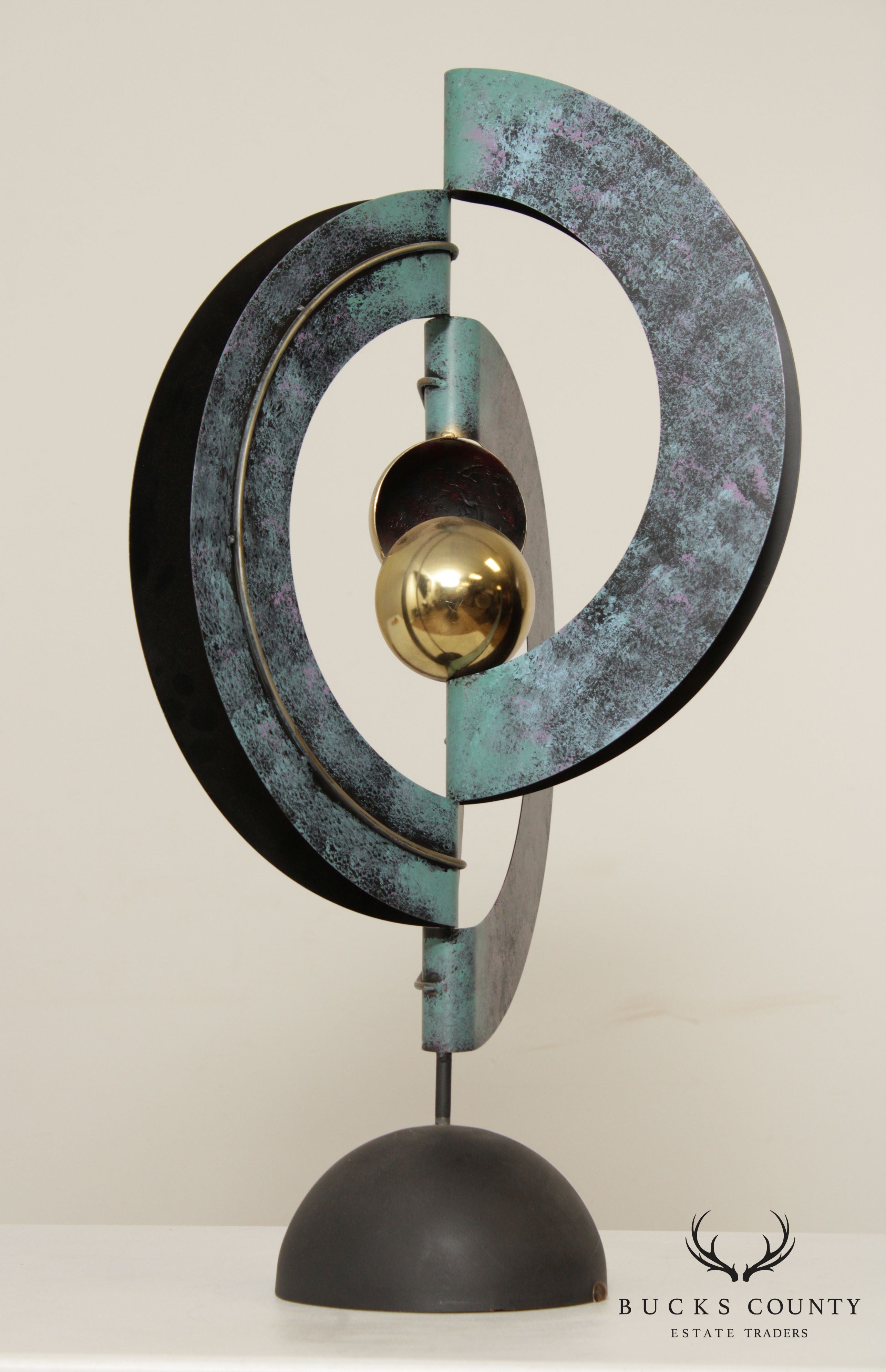 Curtis Jere Postmodern Circular Geometric Sculpture