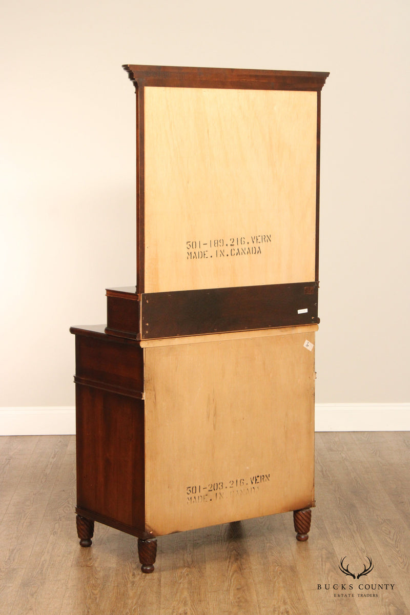 Durham Furniture Mount Vernon Collection Maple Dresser with Mirror