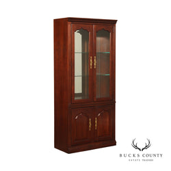 Thomasville Collectors Cherry Display Cabinet Bookcase