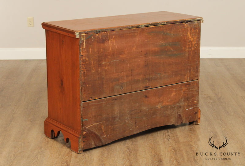 Antique Early American Pine Blanket Chest