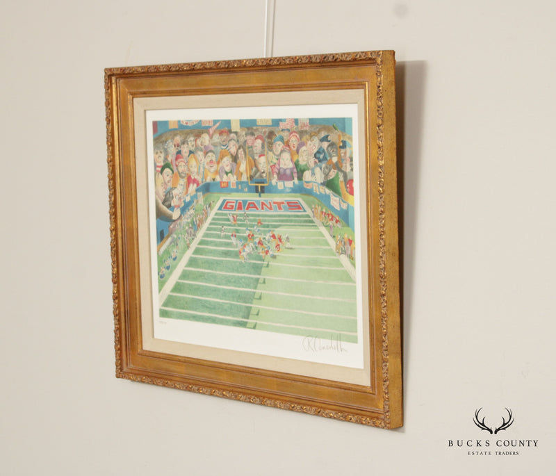 Robert Cenedella Signed Framed Lithograph, 'The Giants'
