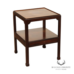 Saybolt Cleland Two-Tier Mahogany Side Table