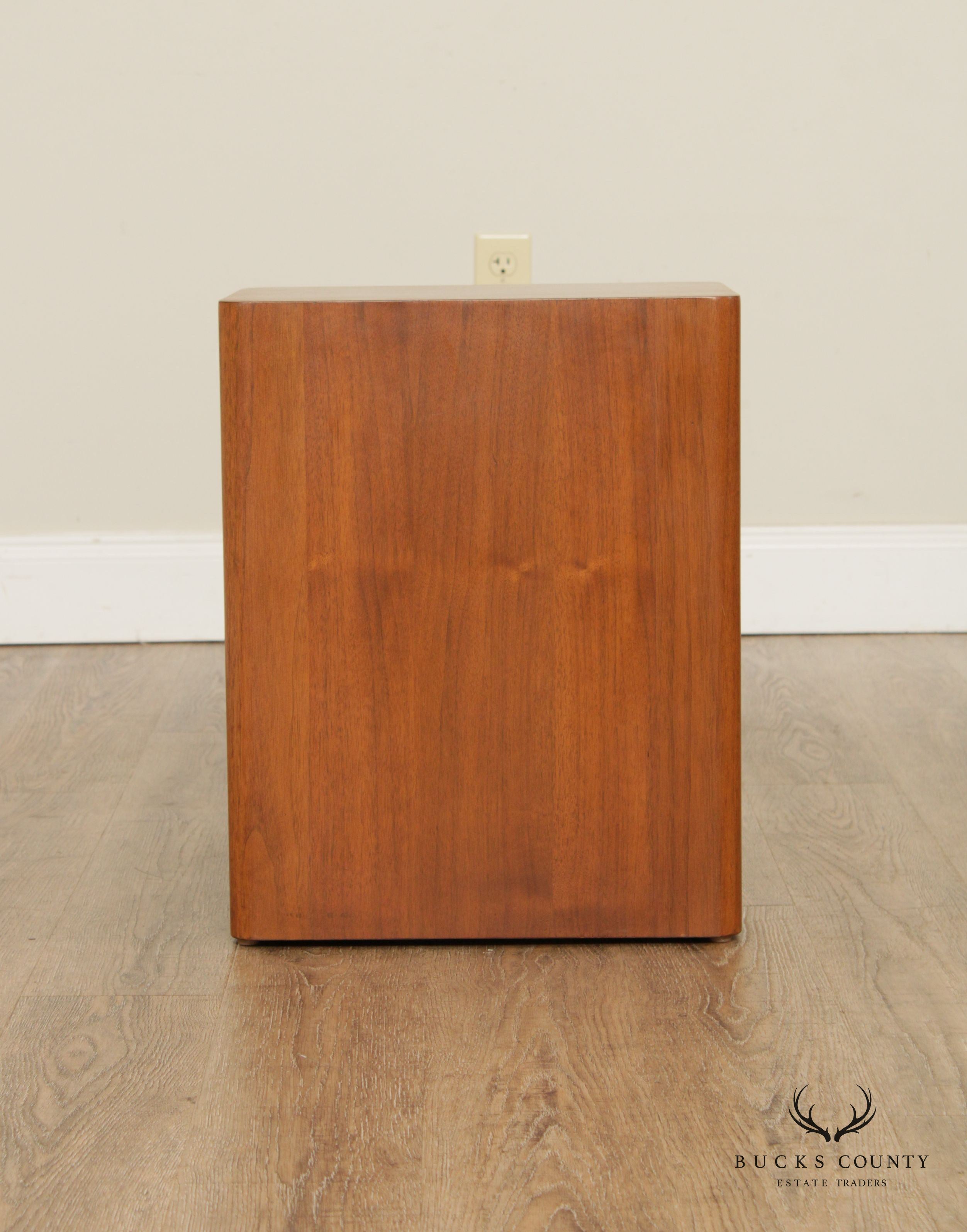 Mid Century Danish Modern Style Walnut End Table