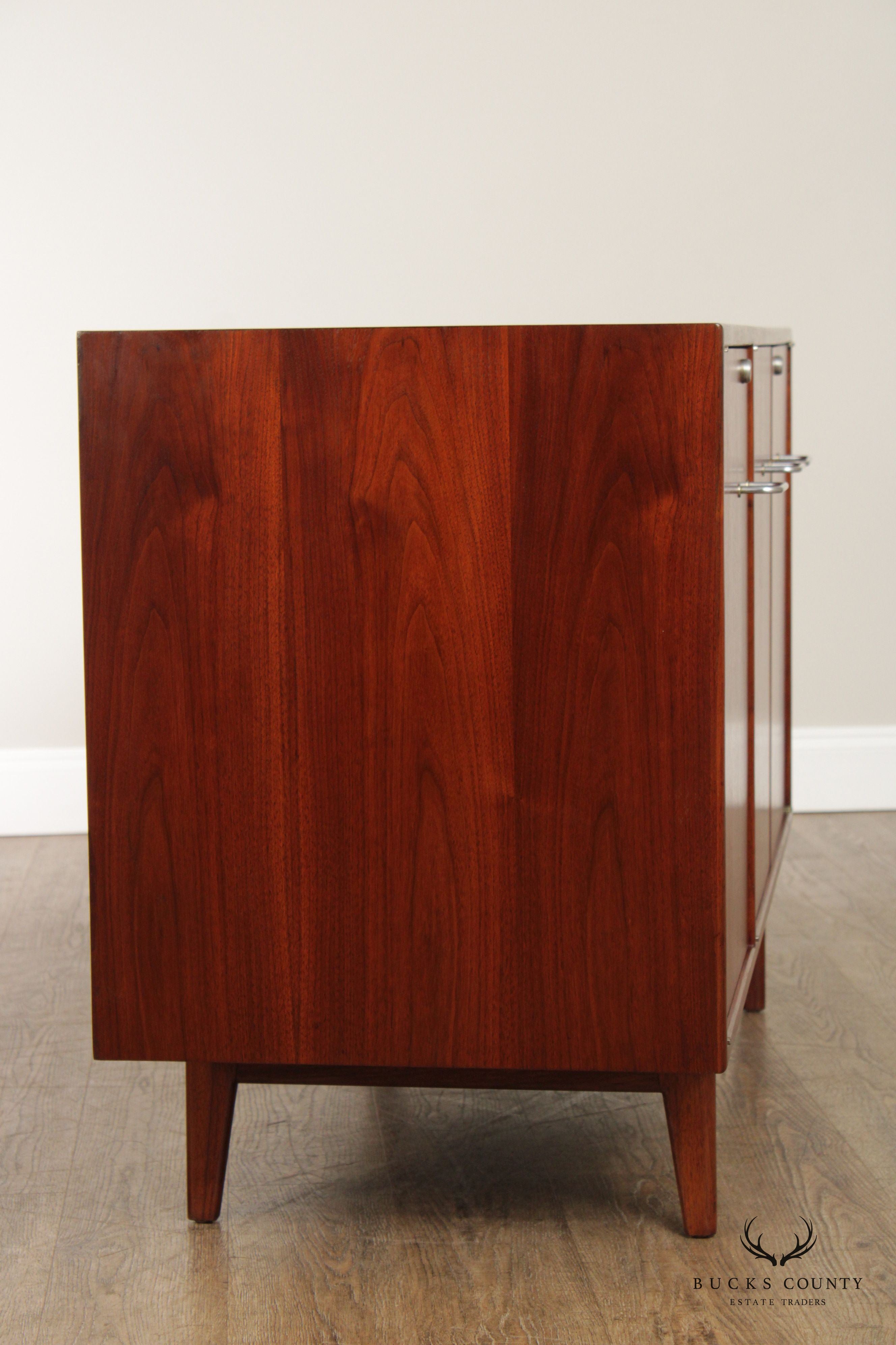 Jens Risom Mid century Modern Walnut Credenza Sideboard