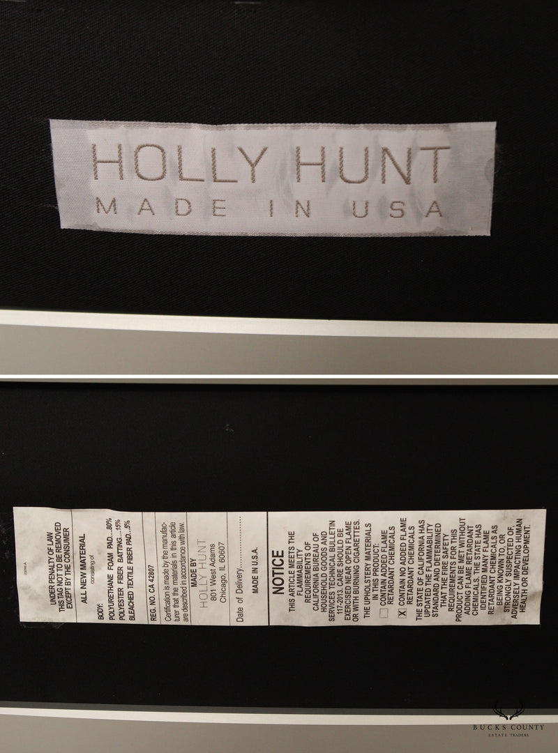 Holly Hunt Set of Five 'Shadow' Aluminum Bar Stools