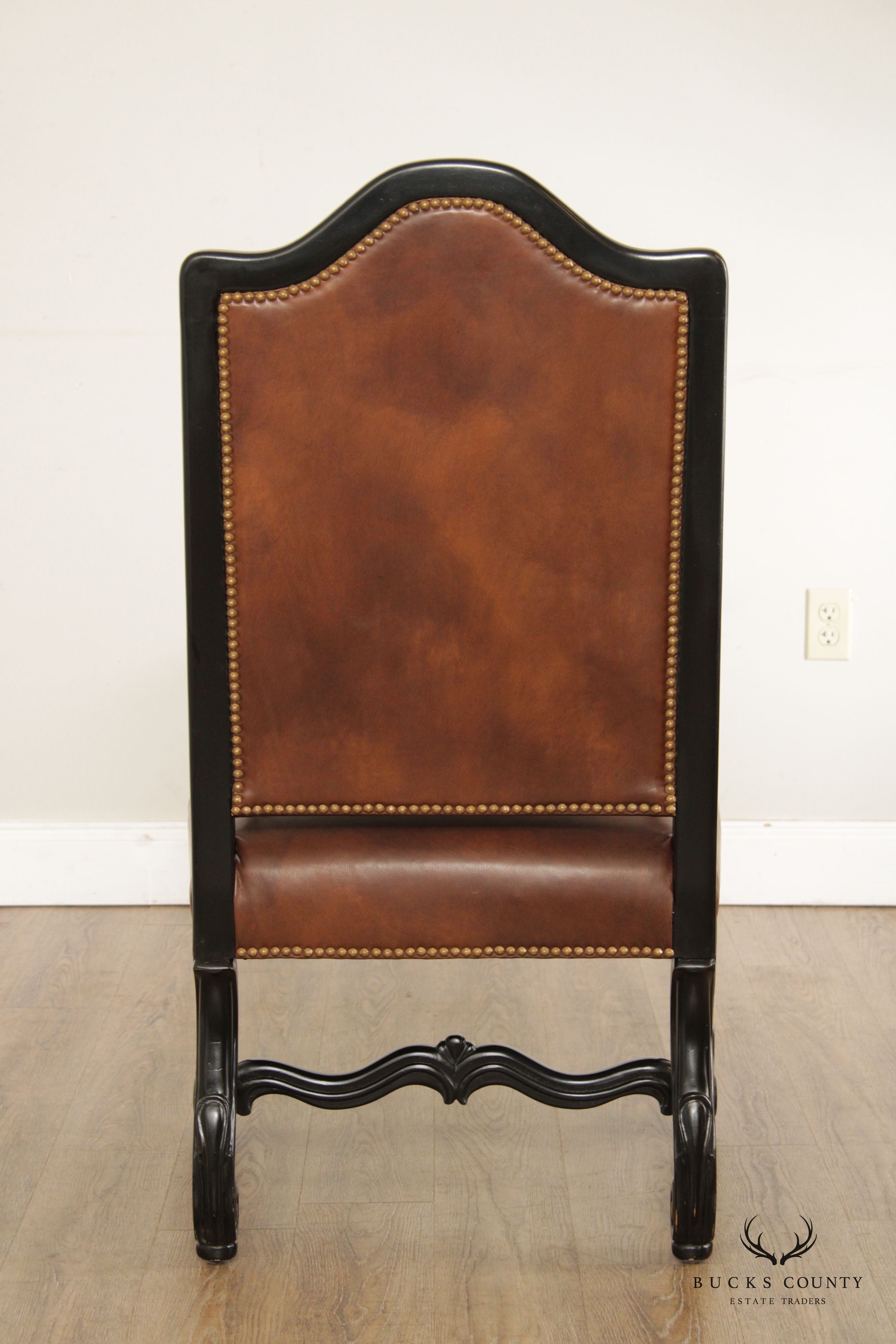 Ferguson Copeland European Country Crest Leather Armchair