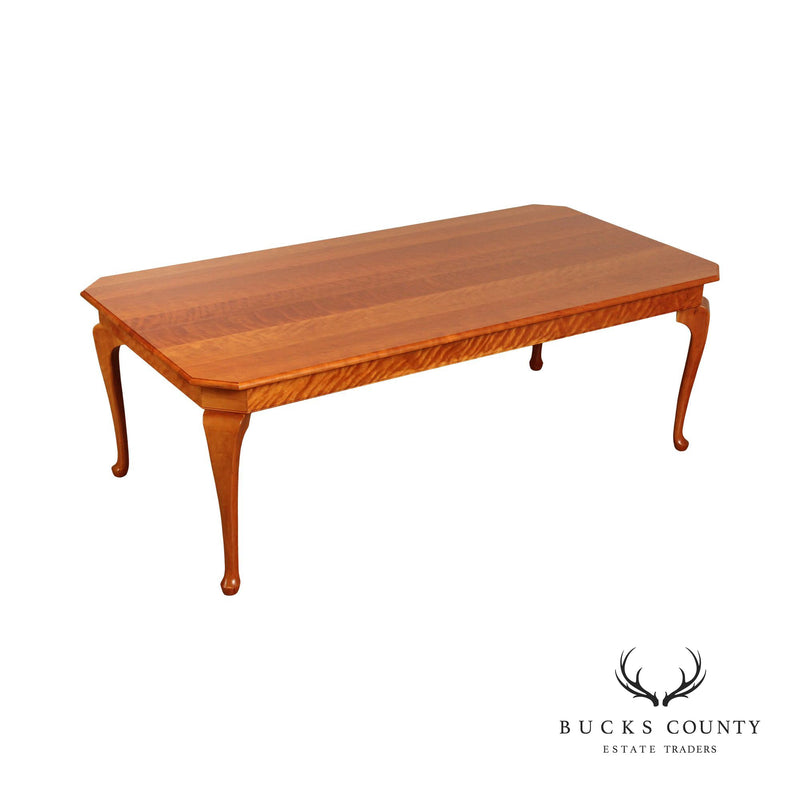 Custom Quality Queen Anne Style Cherry Farmhouse Dining Table