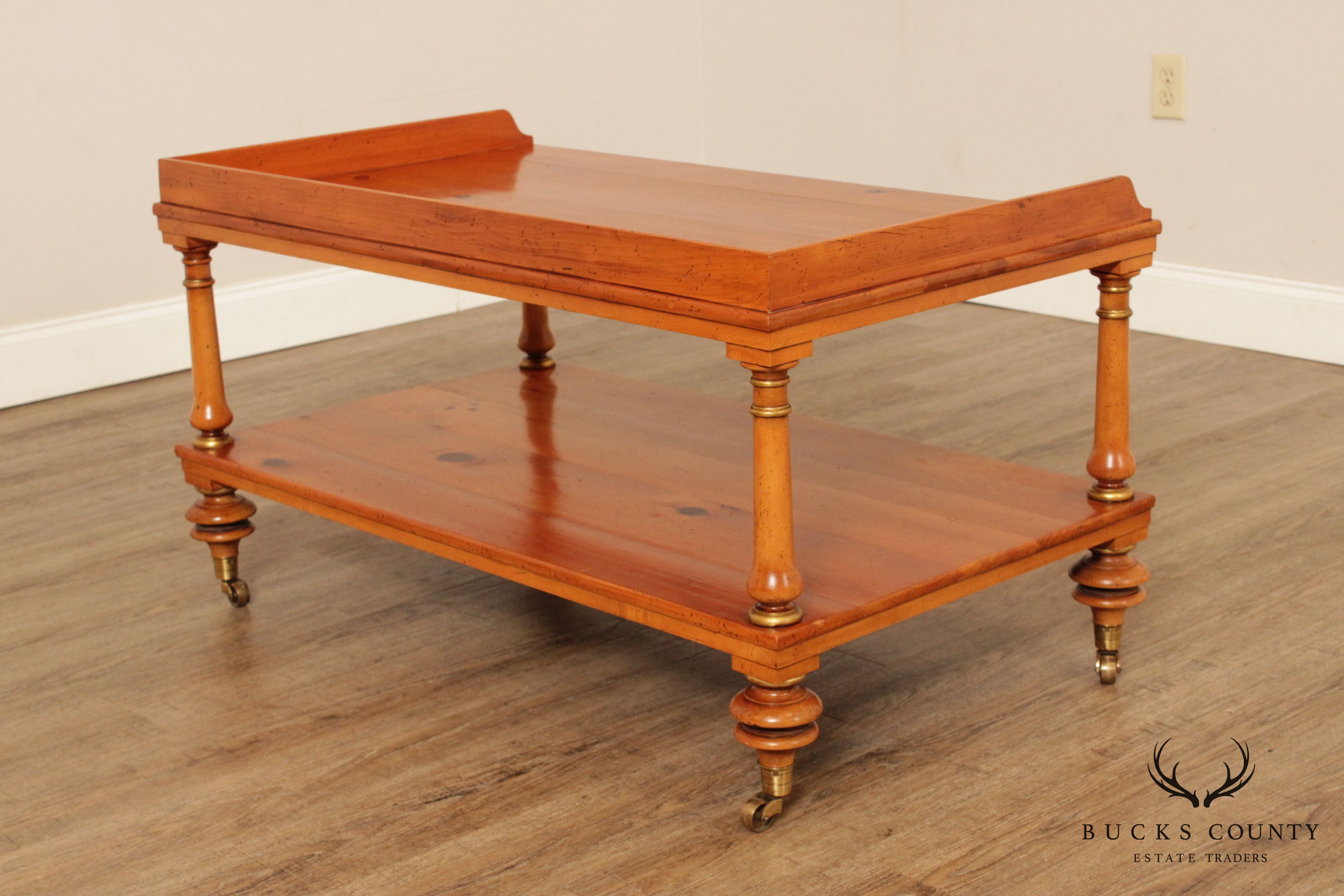 Baker Historic Charleston Reproductions Pine Coffee Table