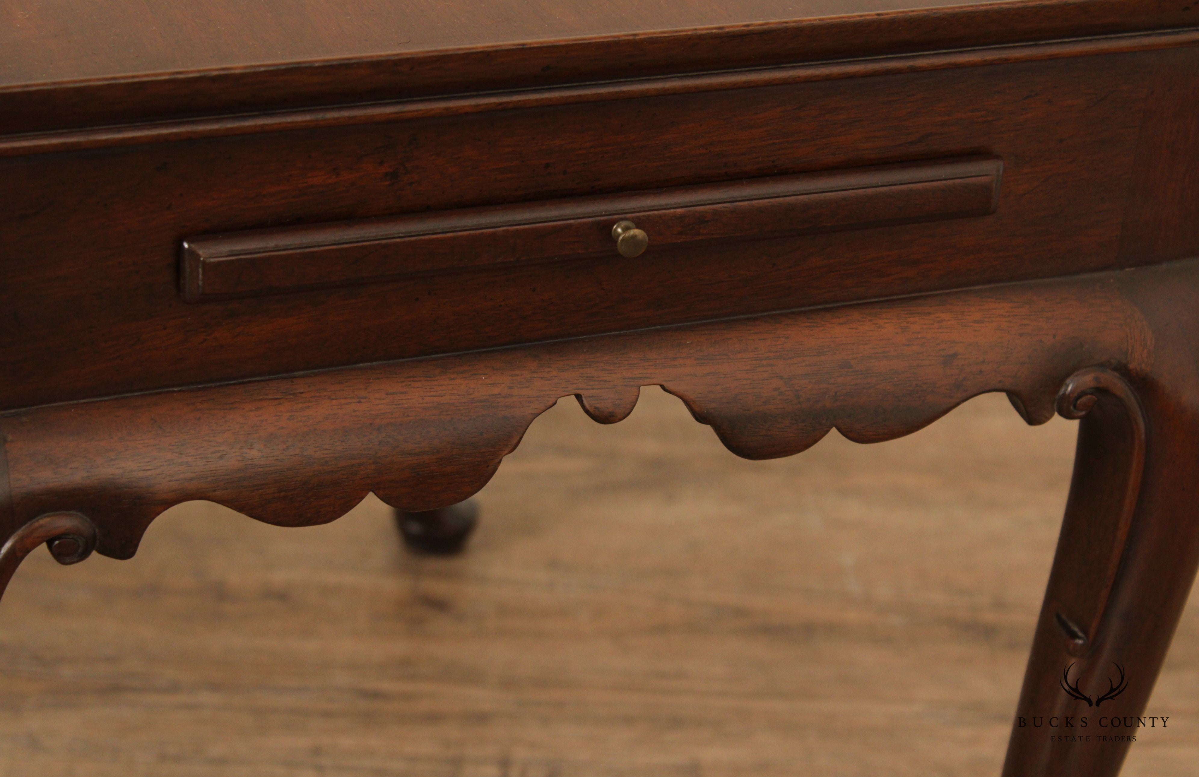 Kittinger Colonial Williamsburg Mahogany Queen Anne Tea Table