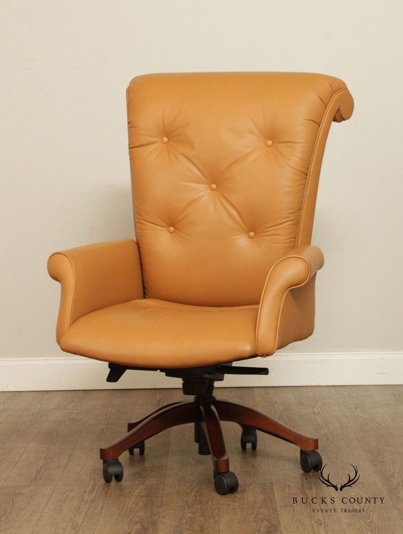 Leathercraft Tufted Leather Executive Office Armchair (N) Bucks