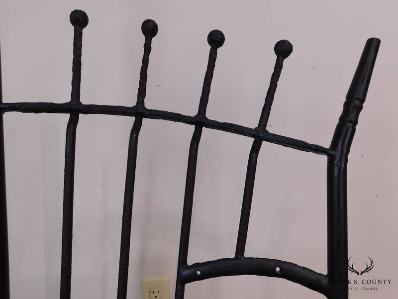 J.W. Zan Hand Forged Reclaimed Iron Shotgun Chair
