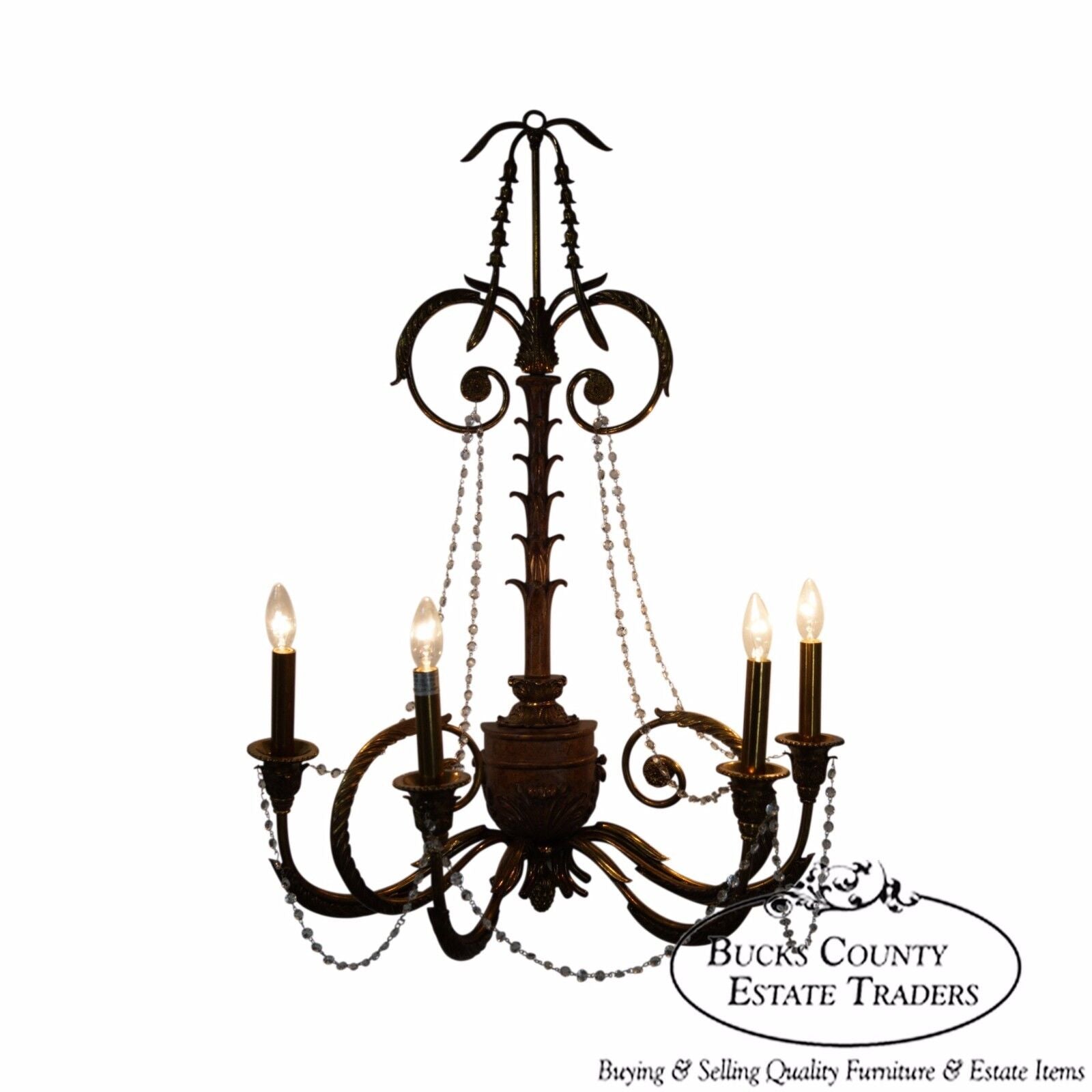 Maitland Smith Brass Regency Style Electrified Wall Sconce