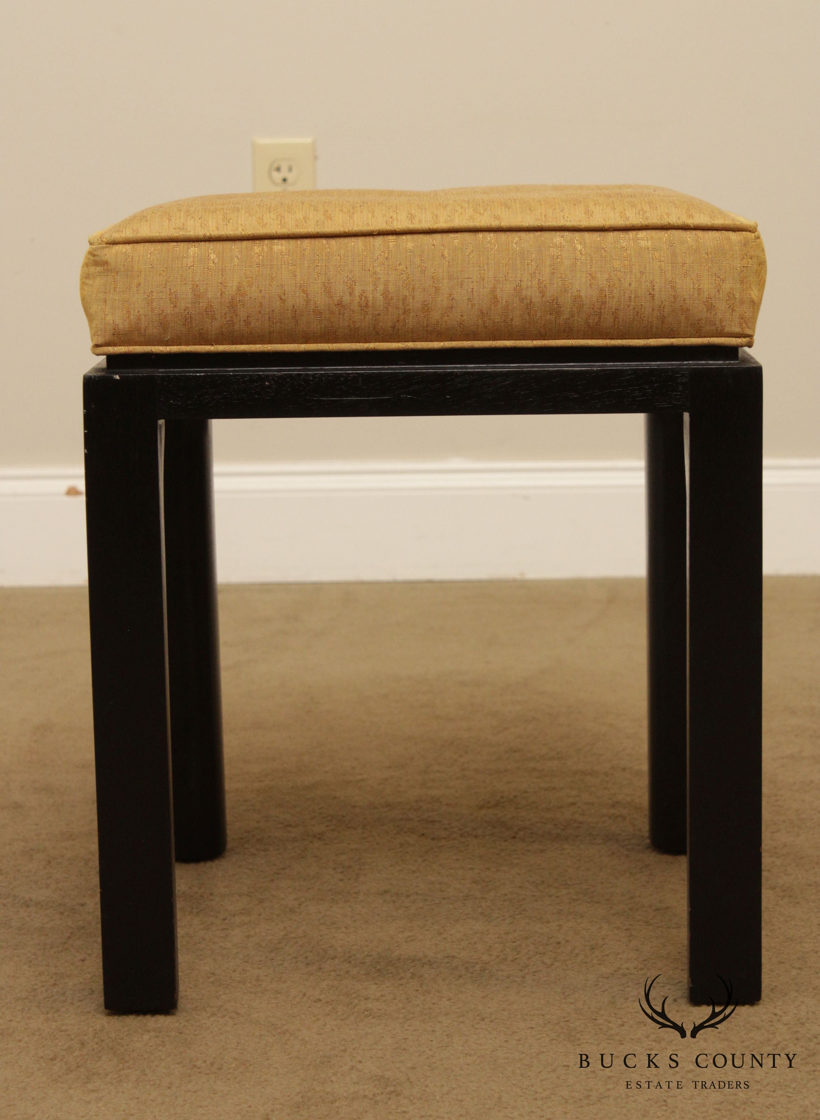 Mid Century Modern Ebonized Stool