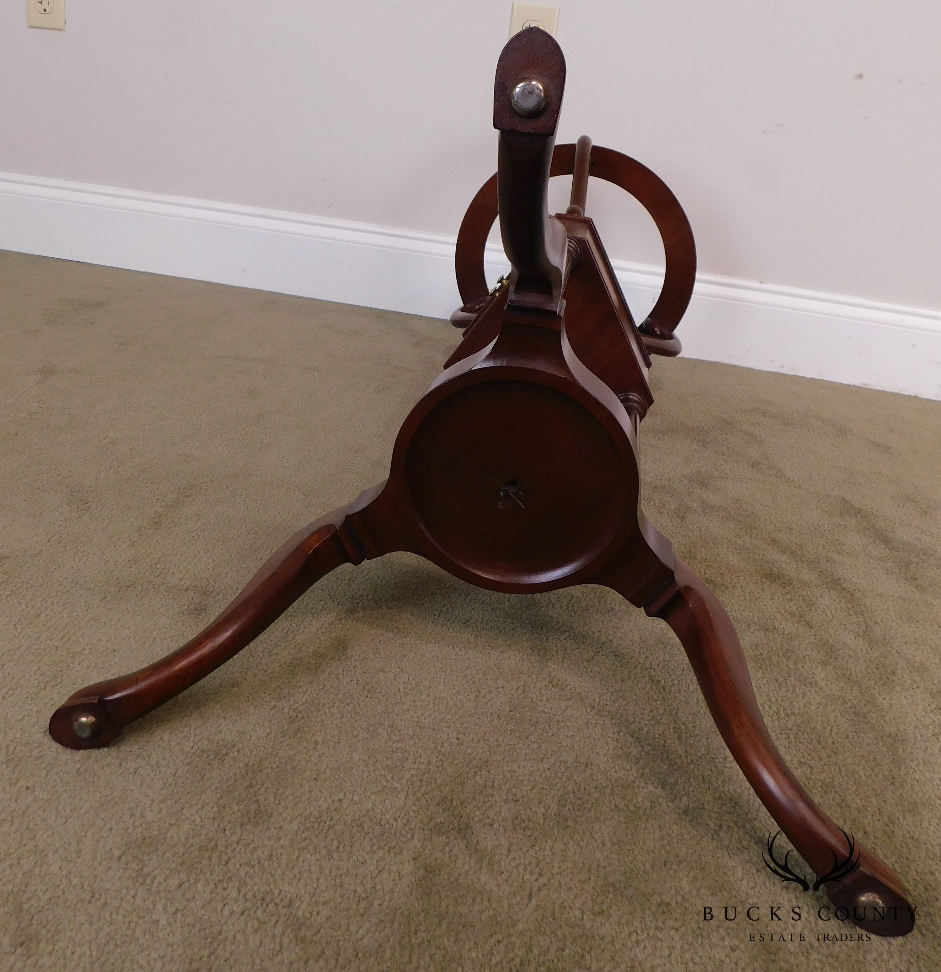 Biggs Thomas Jefferson Reproduction Georgian Mahogany Wig Stand No. 2090