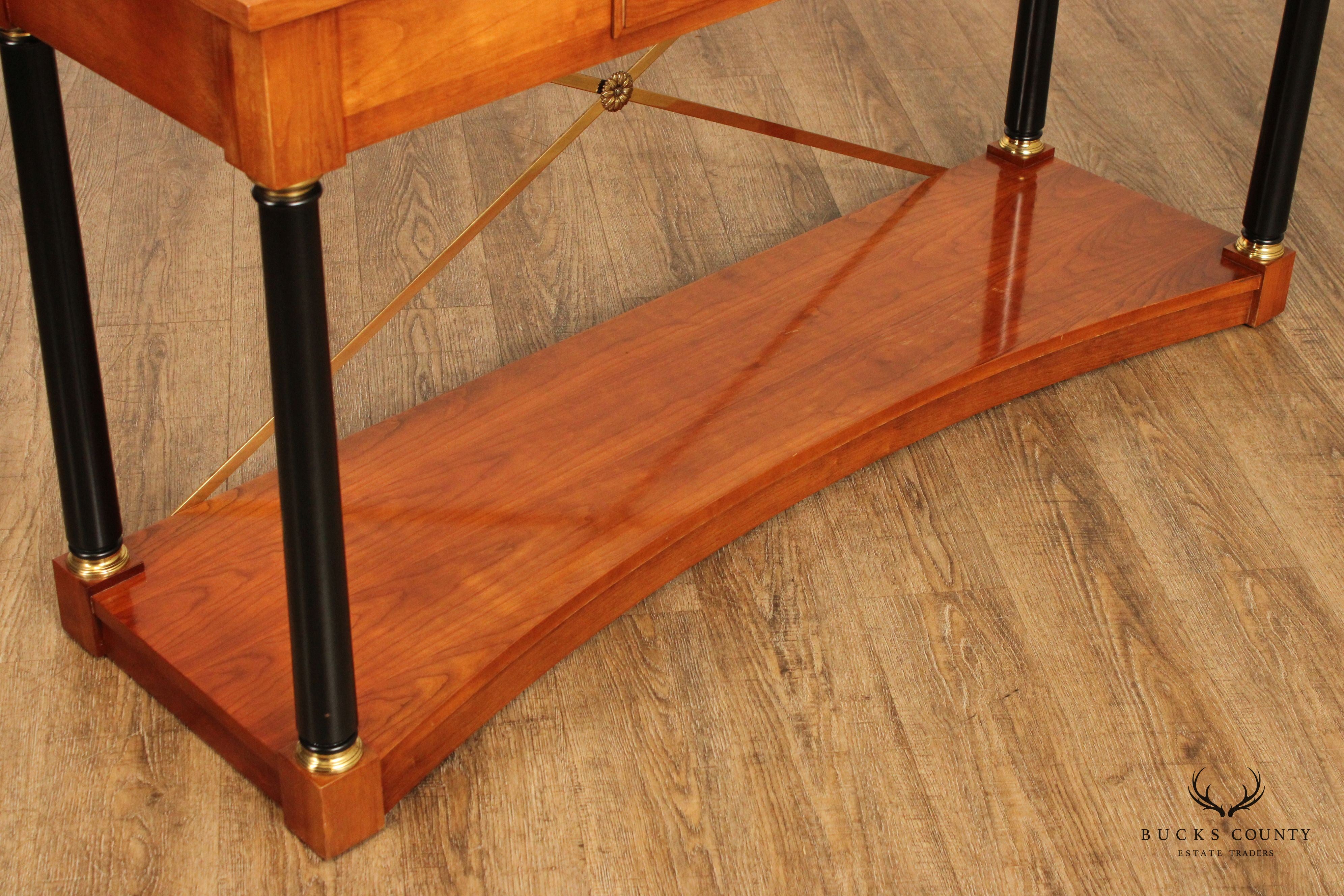 Ethan Allen 'Medallion' Cherry One-Drawer Console Table