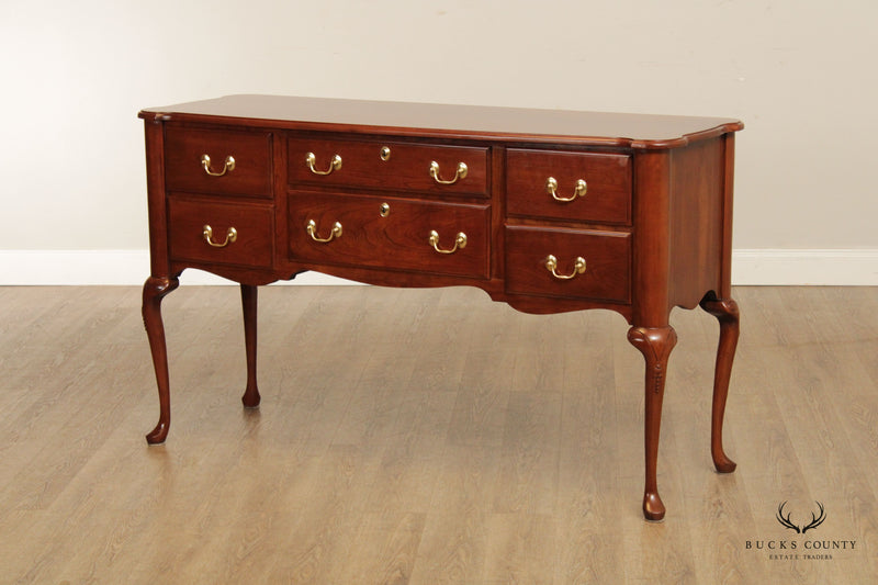 Harden Queen Anne Style Cherry Six Drawer Sideboard