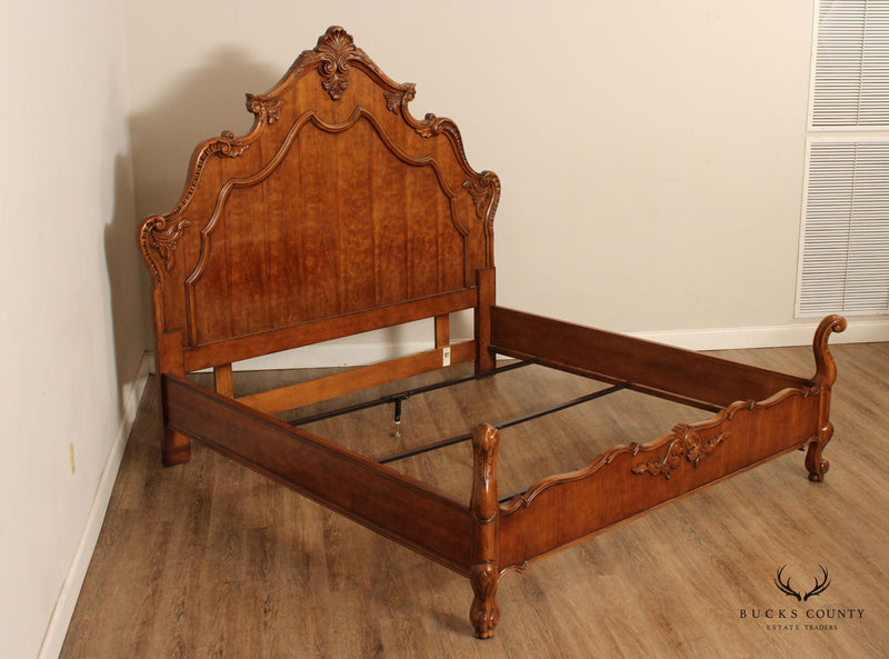 Century Coeur De France French Style Carved King Size Bed Frame
