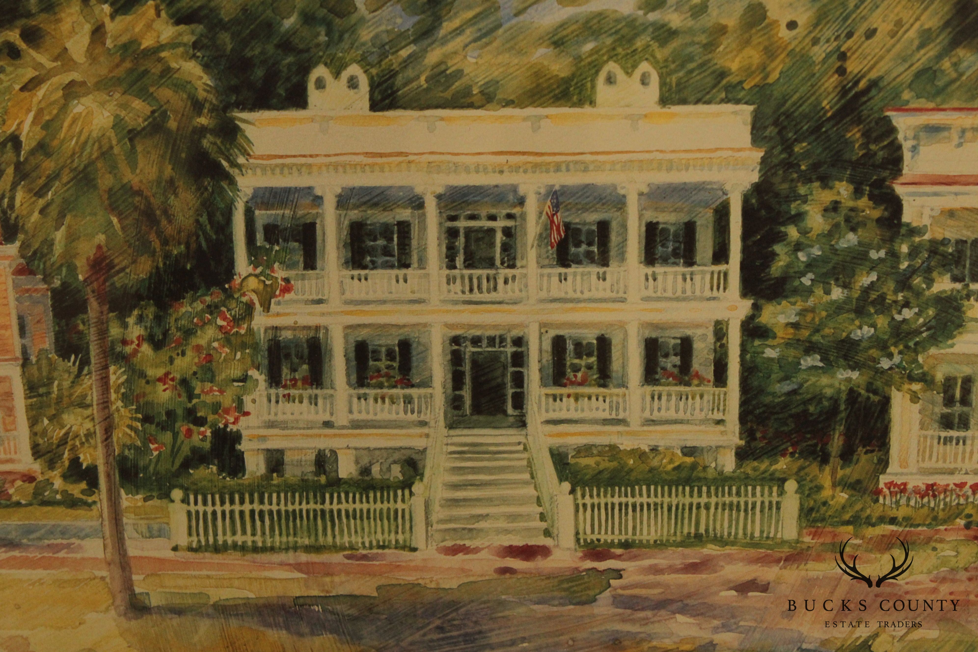 'Low Country Bed and Breakfast', Paragon Picture Gallery Print by Barbara Shipman