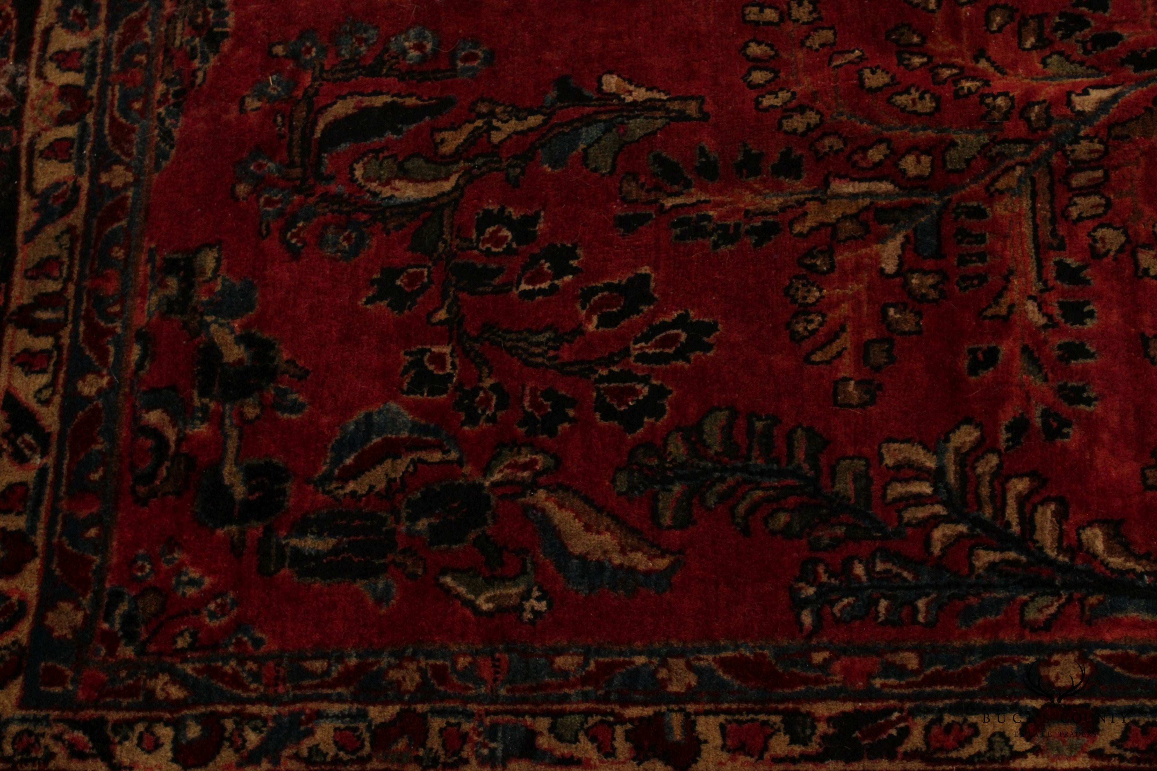 Quality Hand Tied Persian Sarouk Area Rug, 12' x 9'