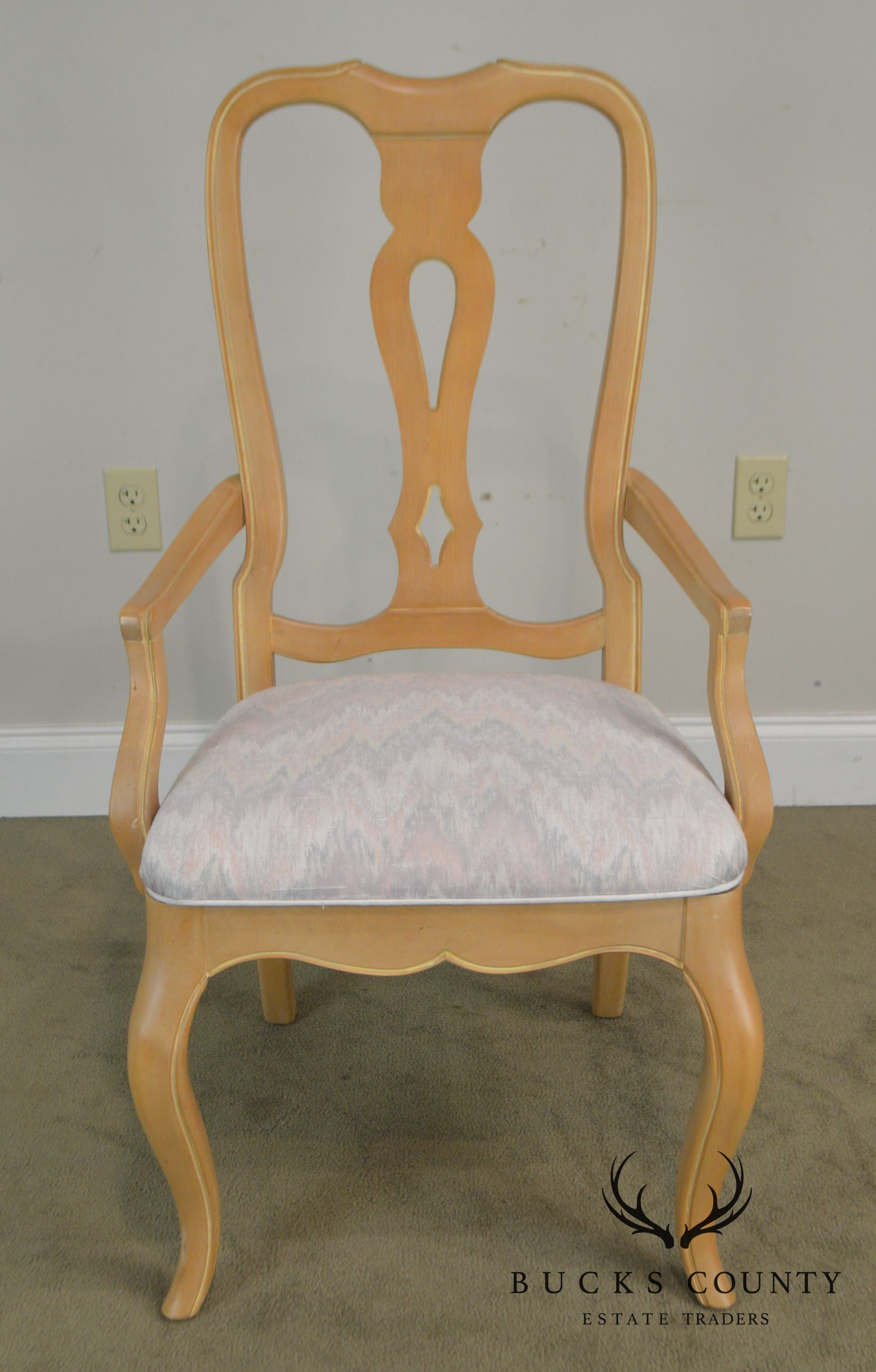 Ethan Allen French Country Maple Armchair