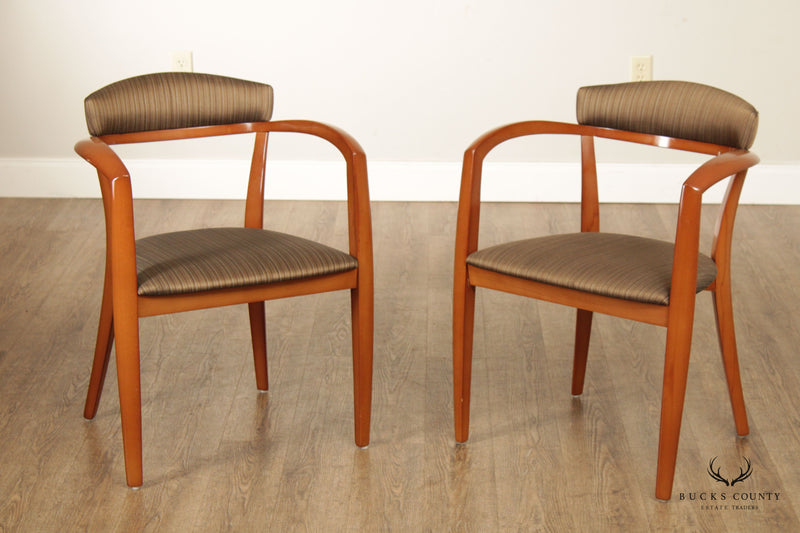 Loewenstein Mid Century Modern Style Pair of Armchairs
