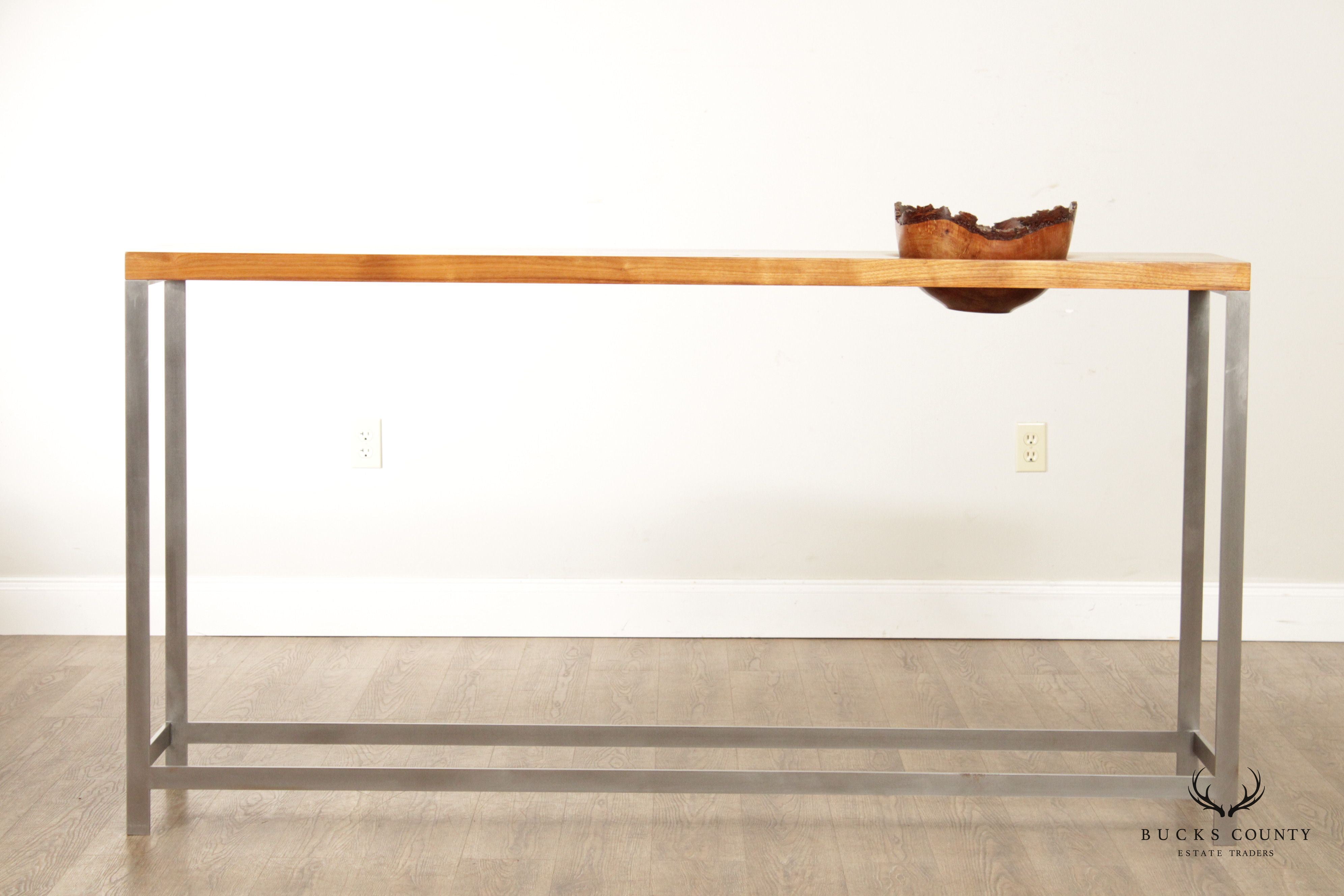 Studio Crafted 72-Inch Black Walnut Console Table