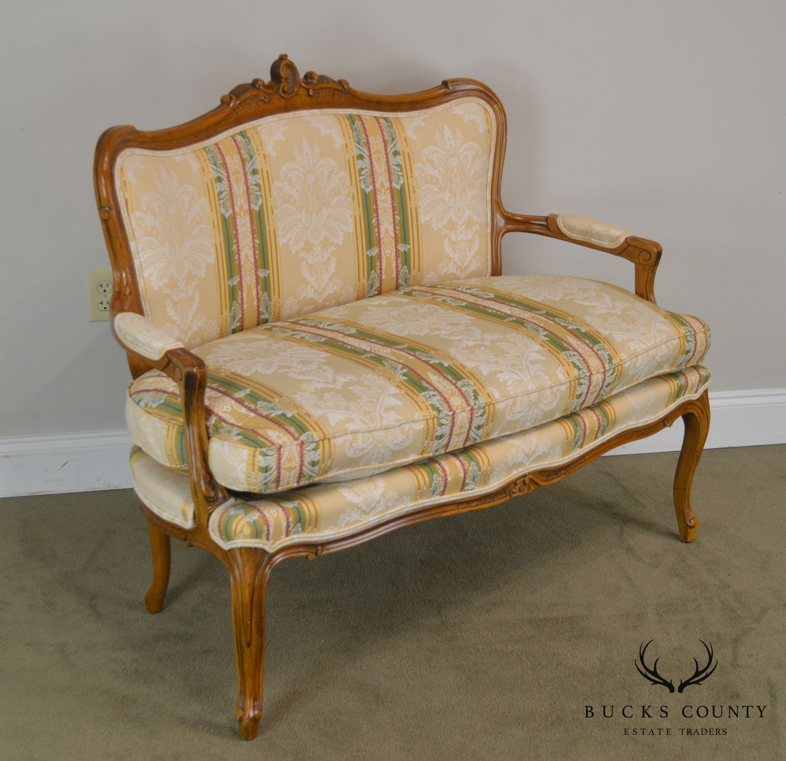 French Louis XV Style Settee by Century