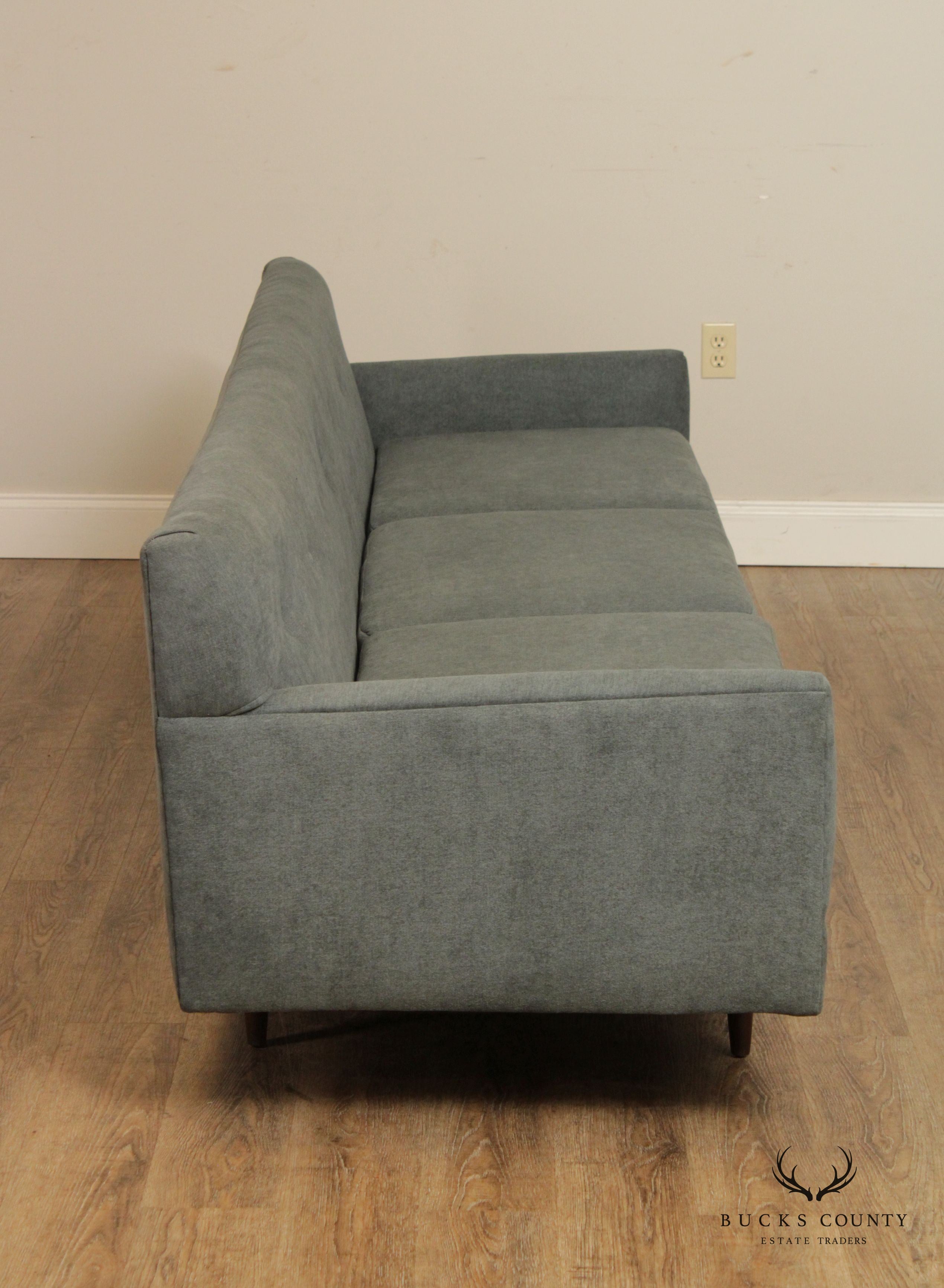 1960's Mid Century Modern Newly Upholstered Sofa