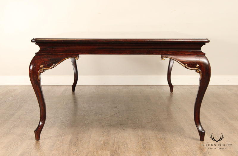 French Louis XV Style Custom Expandable Dining Table
