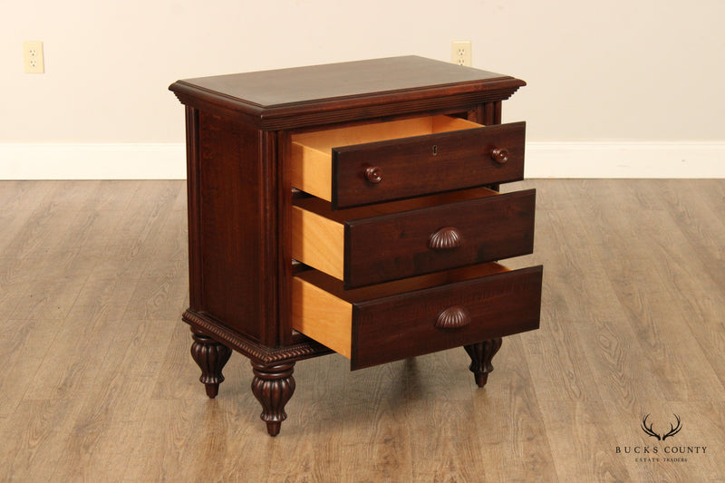 Kincaid Solid Wood Three-Drawer Chest Nightstand