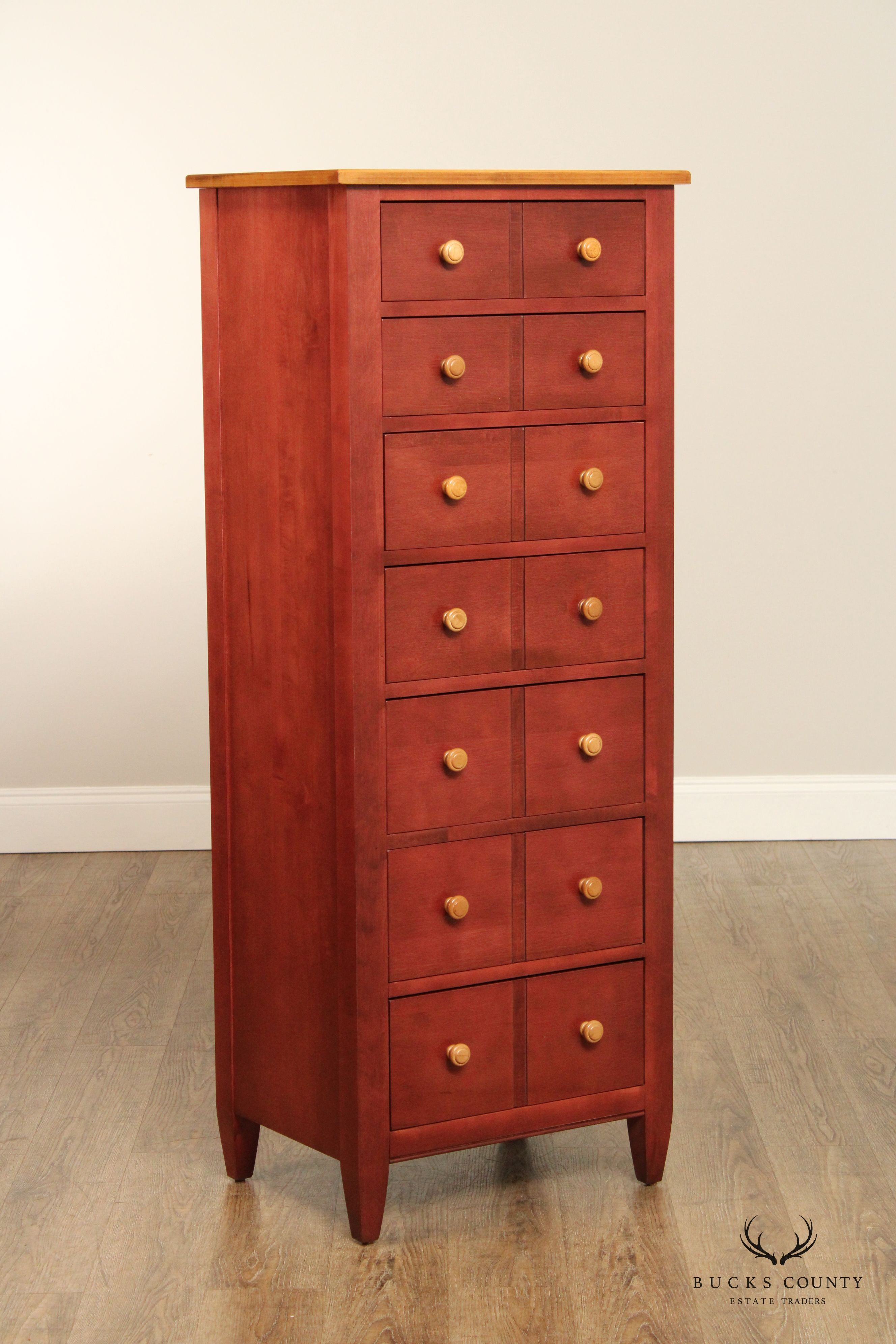 ETHAN ALLEN COUNTRY COLORS MAPLE LINGERIE CHEST