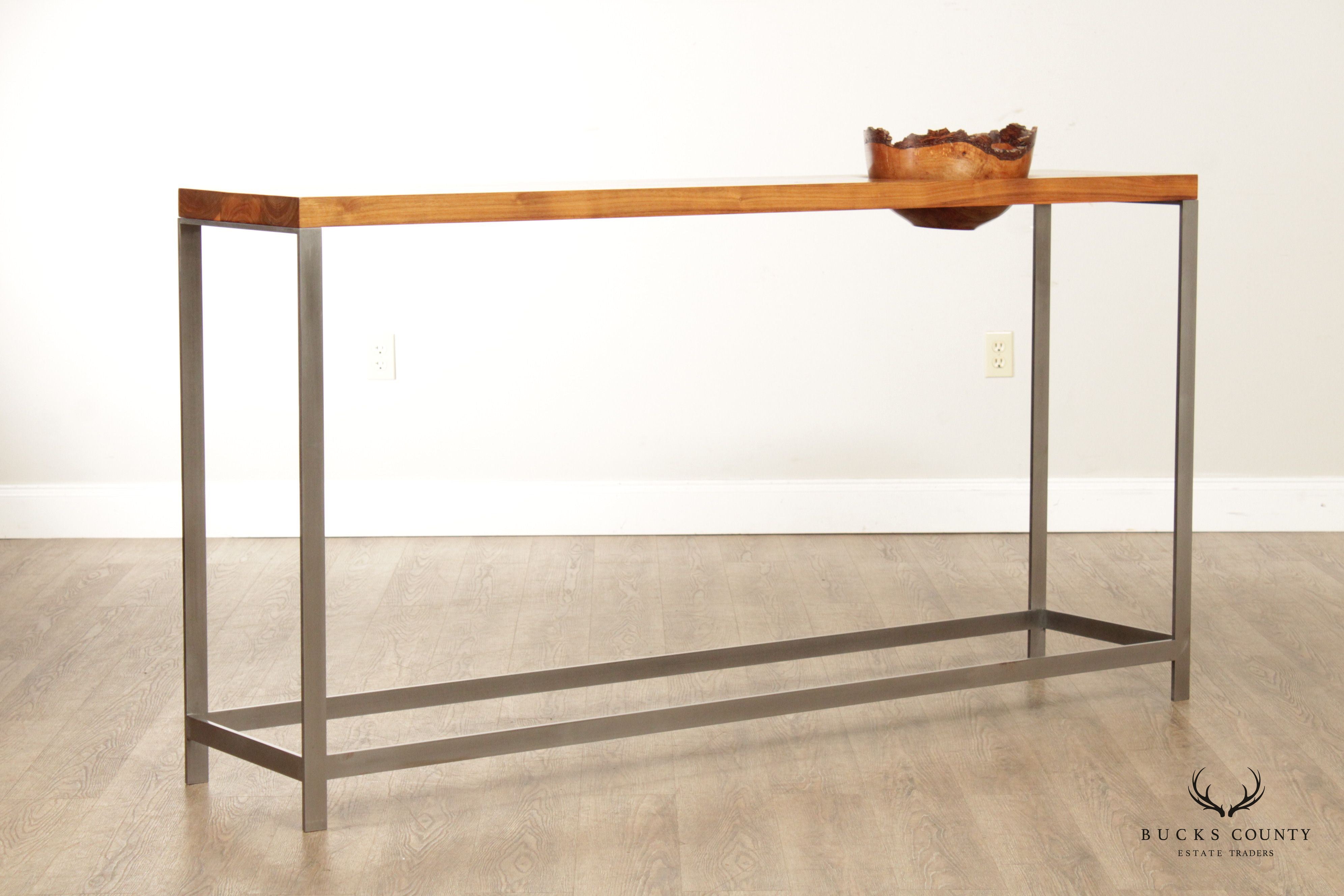 Studio Crafted 72-Inch Black Walnut Console Table