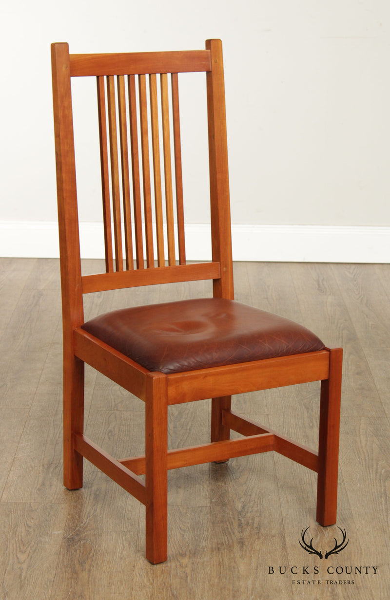 Stickley Mission Collection Cherry Spindle Dining Chair