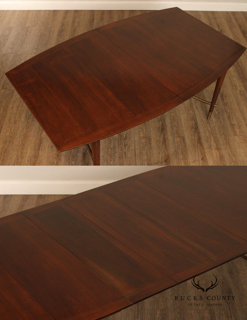 Bert England for Johnson Furniture Mid Century Modern Walnut Extendable Dining Table