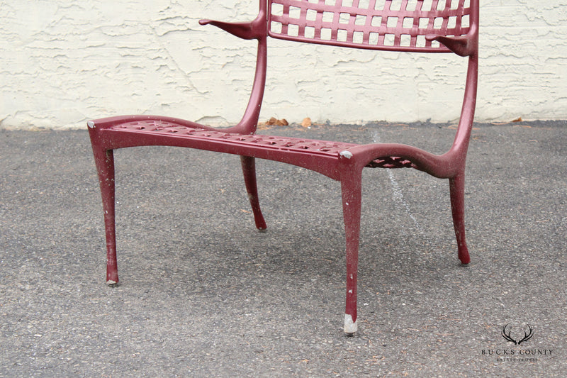 Brown Jordan Mid Century Modern Style Pair of 'Gazelle' Patio Lounge Chairs