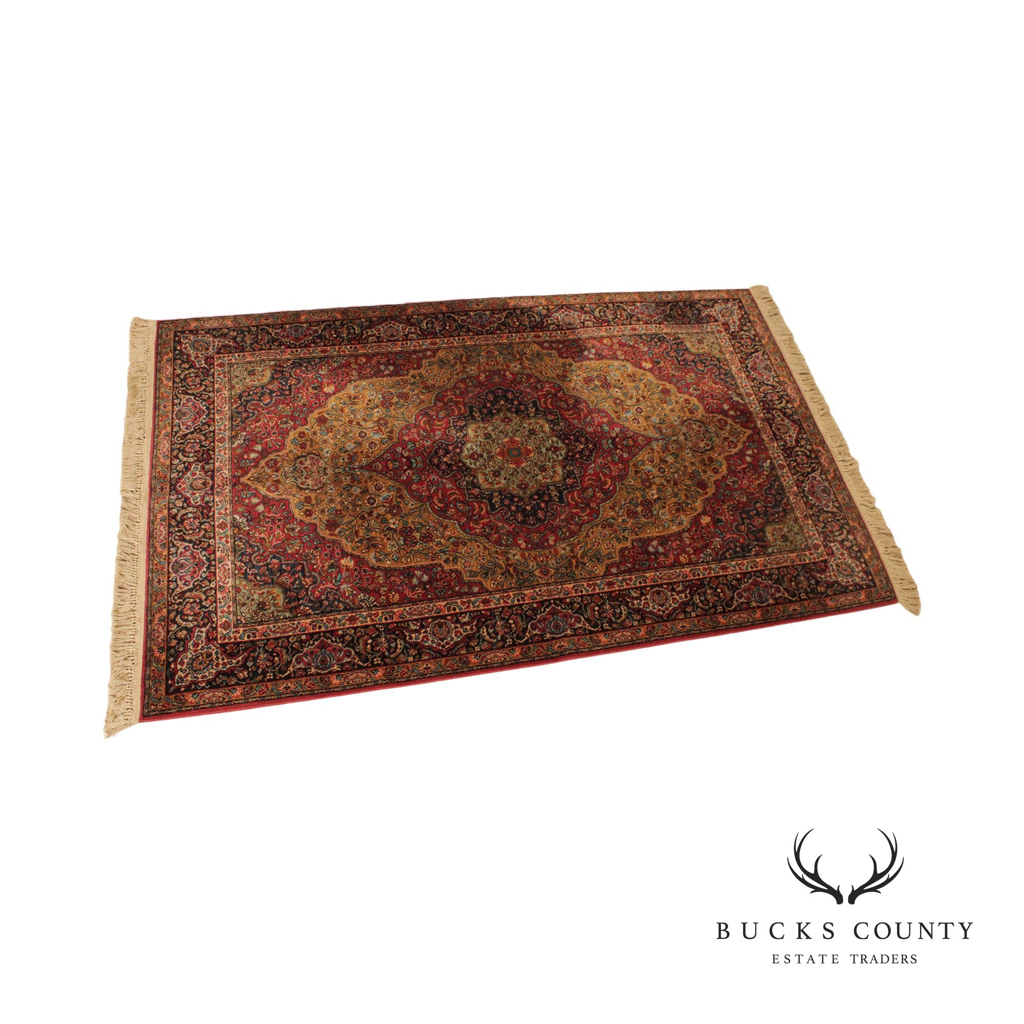 Karastan Medallion Kirmin 5' 9 Inch x 9' Wool Area Rug