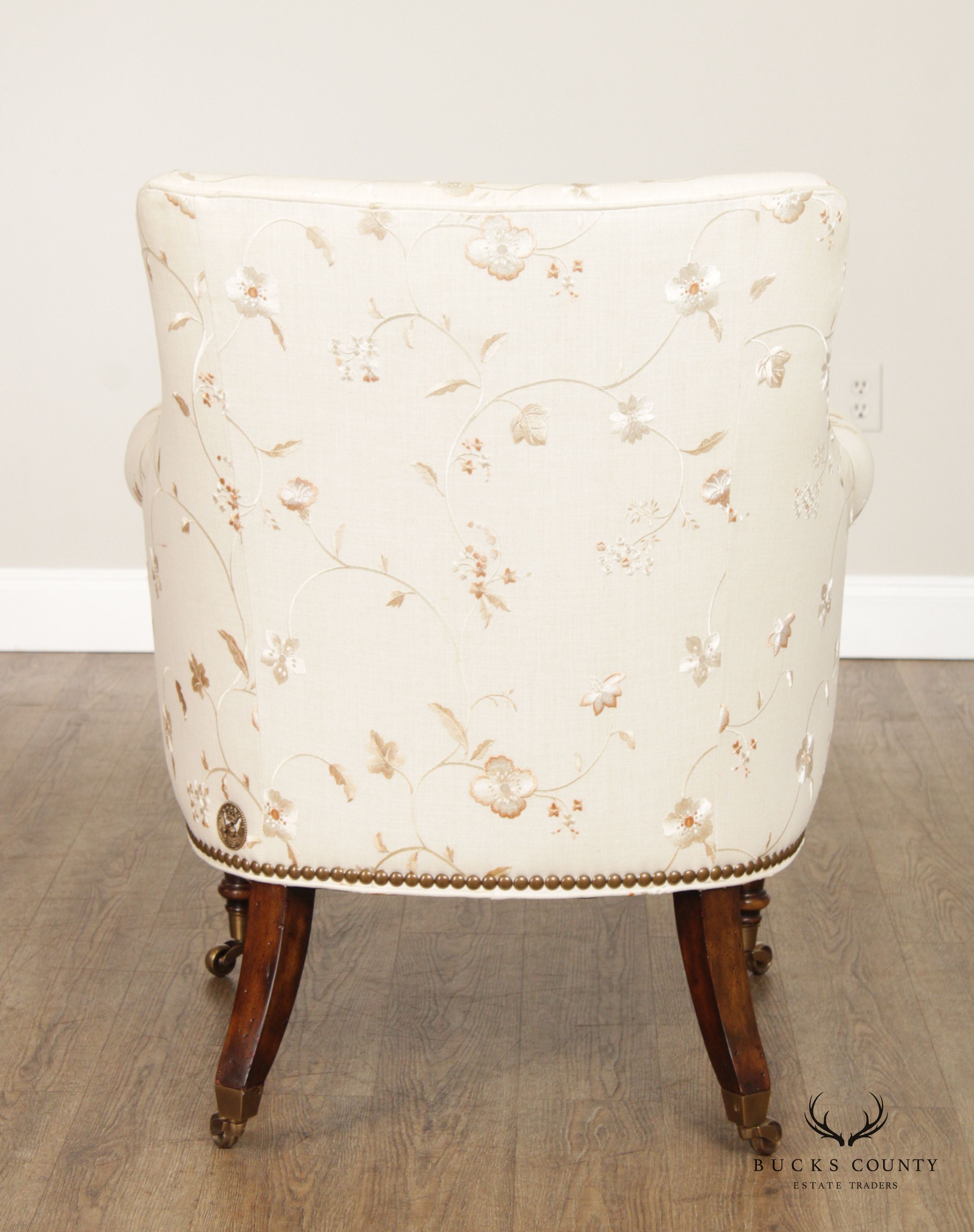 Theodore Alexander 'Althorp Living History' Regency Style Lounge Chair