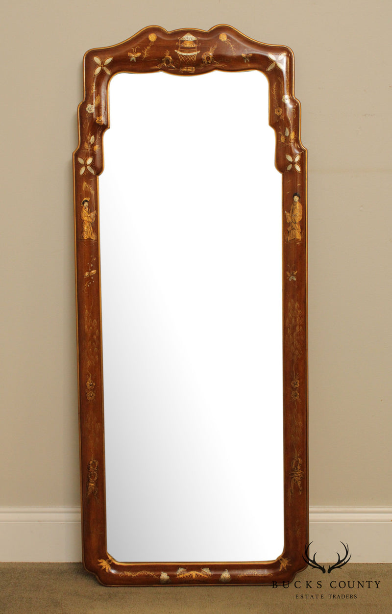 Friedman Brothers Chinoserie Frame Beveled Wall Mirror # 6374
