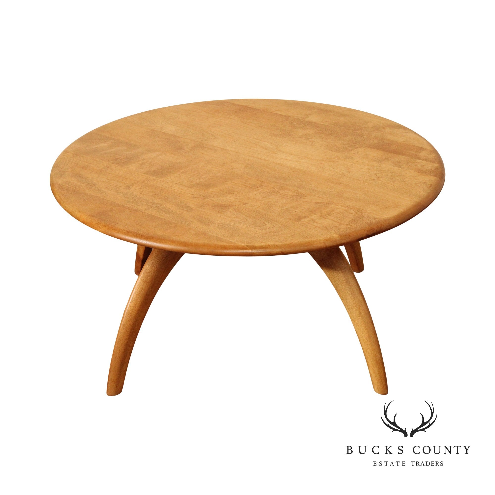 Heywood Wakefield Mid Century Modern Lazy Susan Cocktail Table