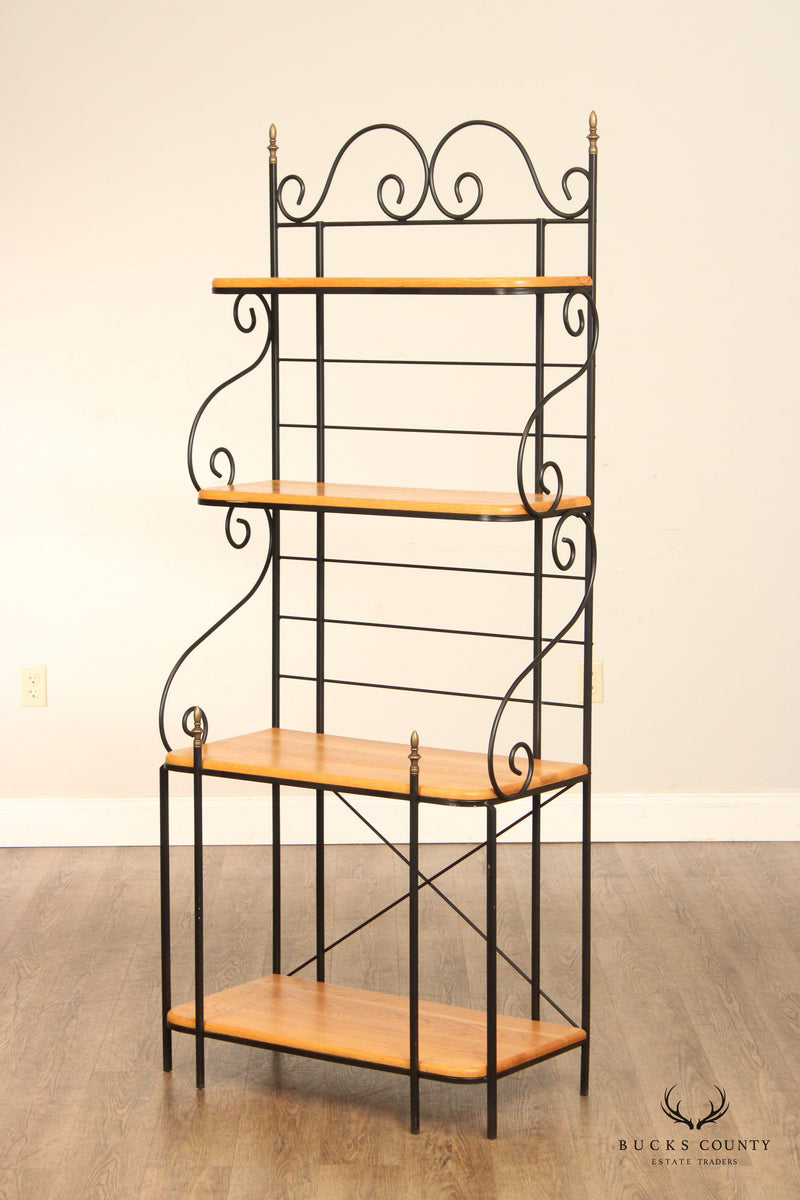 Wood & Iron Yoke Pot Rack - Country Village Shoppe