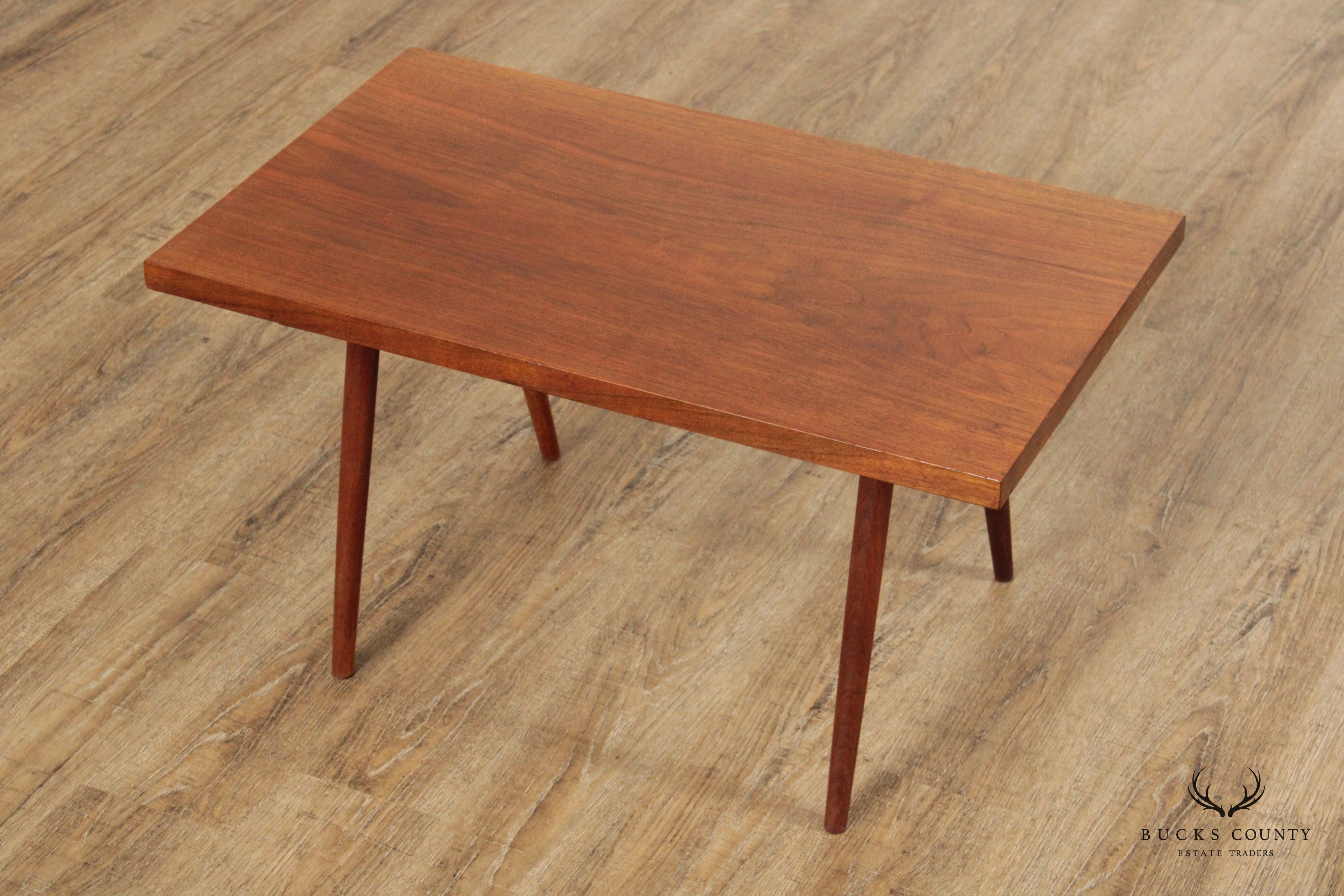 New Hope School Mid Century Walnut Coffee Table