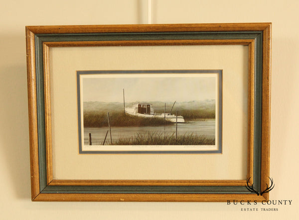 David Knowlton III Framed Limited Edition Print "Tangier Island" 374/1000 Signed