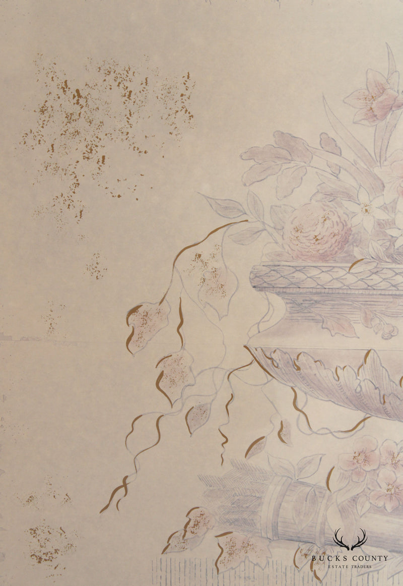 Vanguard Studios Neoclassical Floral Urn Wall Print