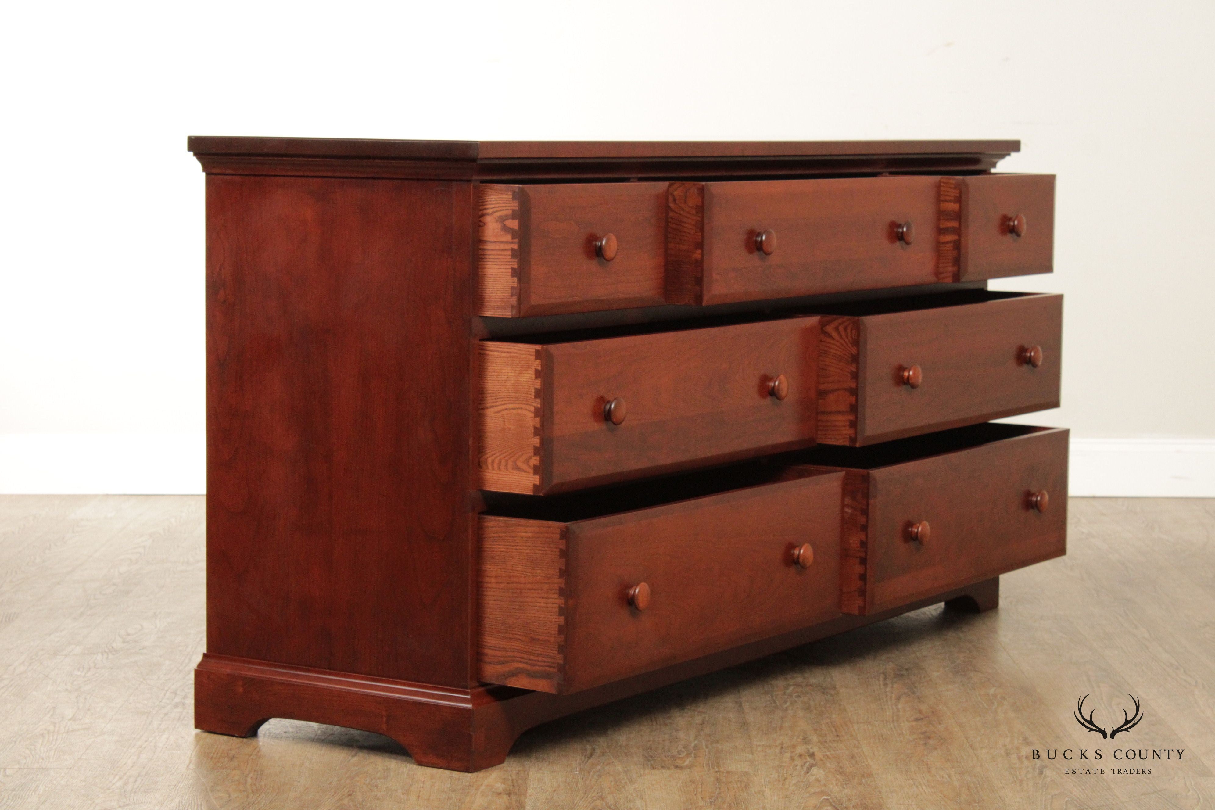 Hunt Country Furniture Cherry 'Fairfield' Long Chest of Drawers